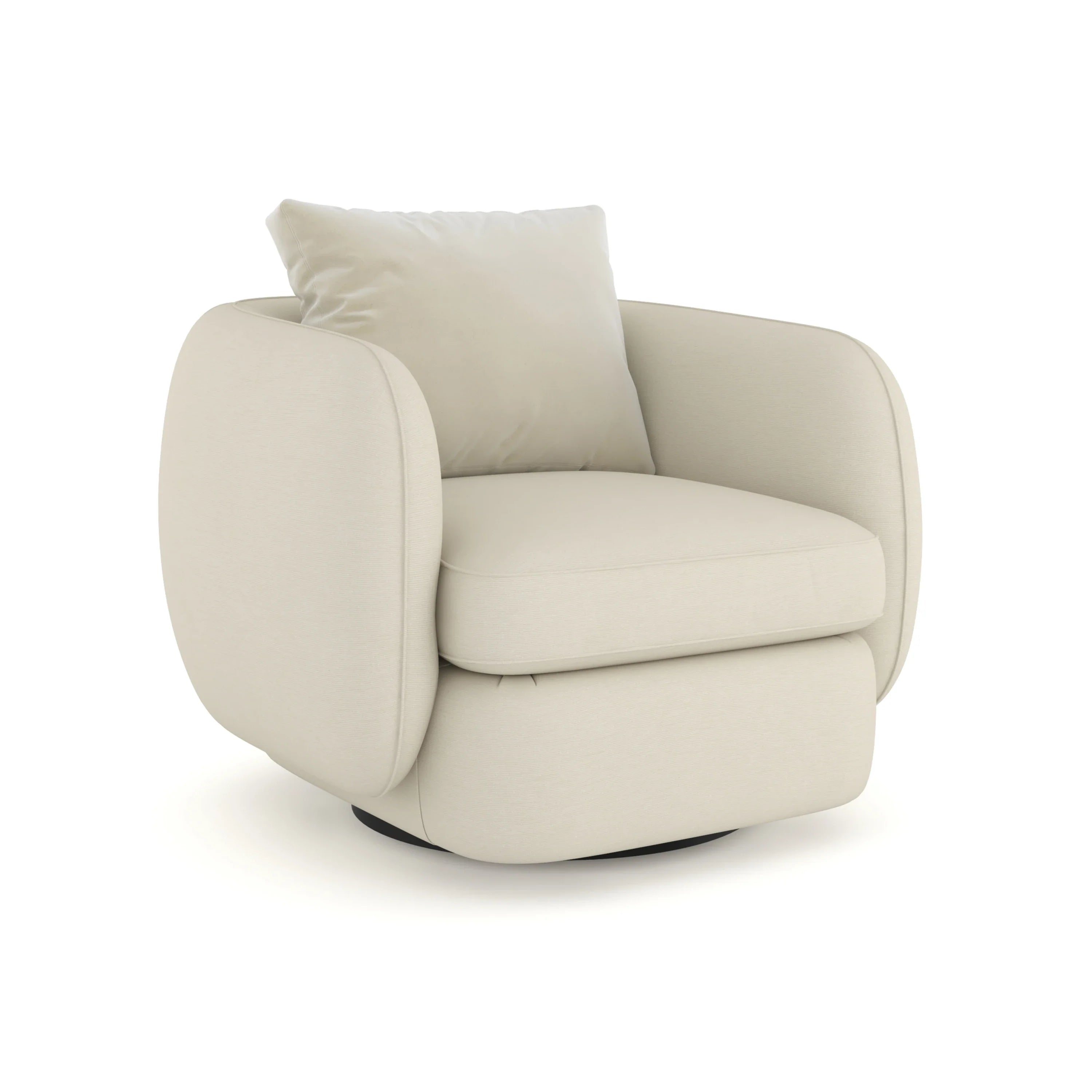 Lumi Swivel Chair – Accent Chairs by Caracole | Sutter & Vale