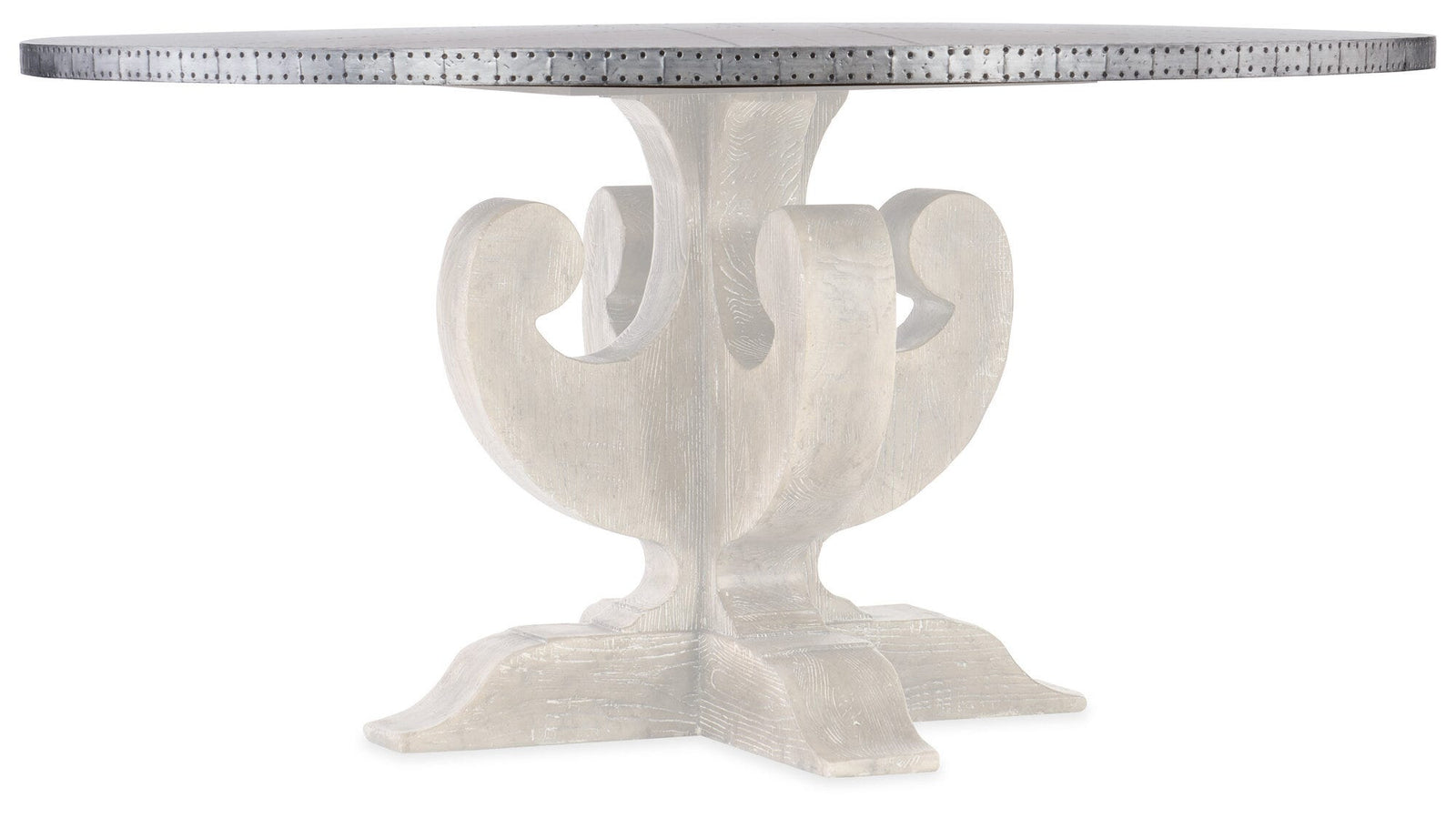 Boheme Ascension 60in Zinc Round Table Top