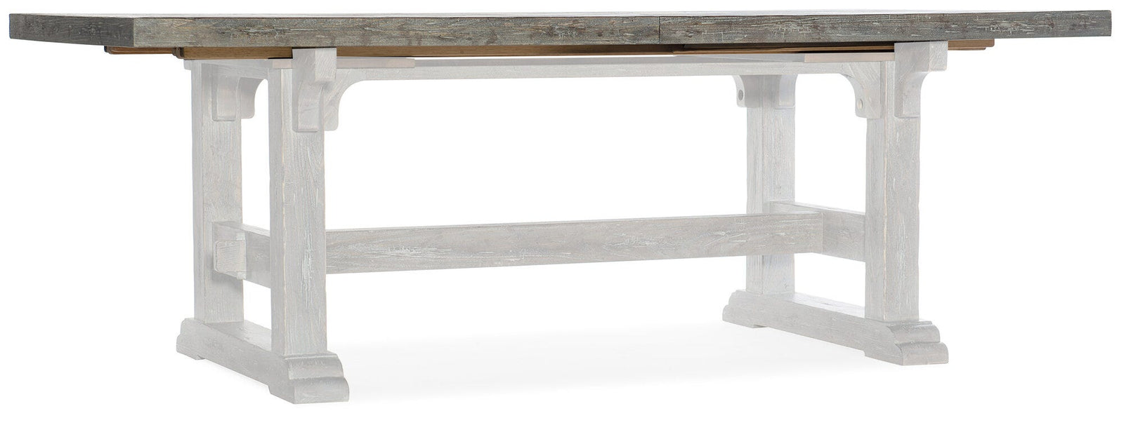 Beaumont 84in Rectangular Dining Table Top w-2/22in Leaves