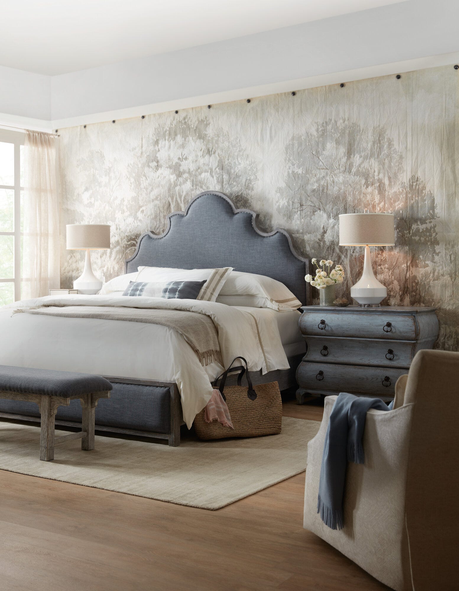 Beaumont 6-0-6/6 Upholstered Footboard