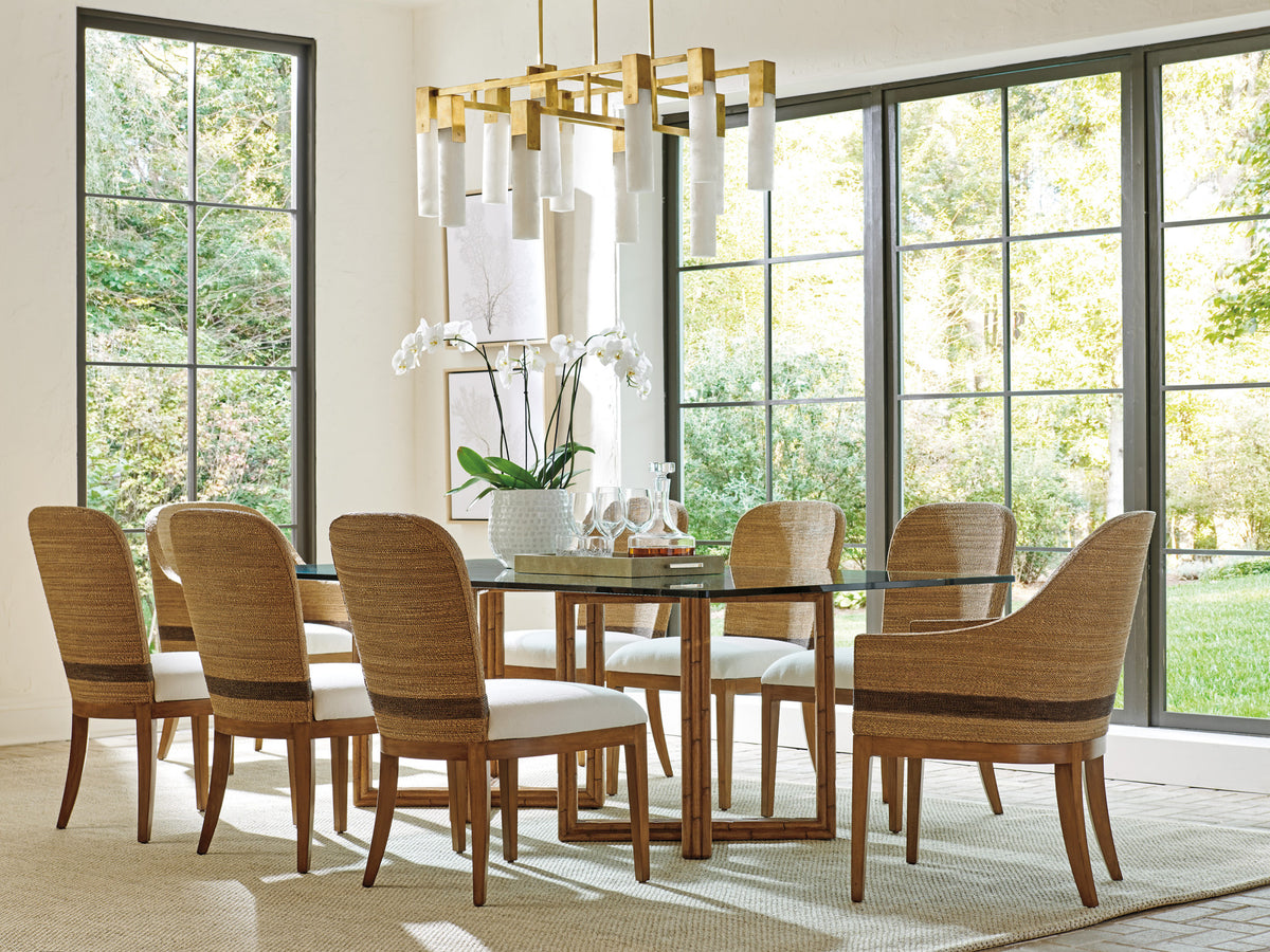 Sheridan Glass Top Dining Table