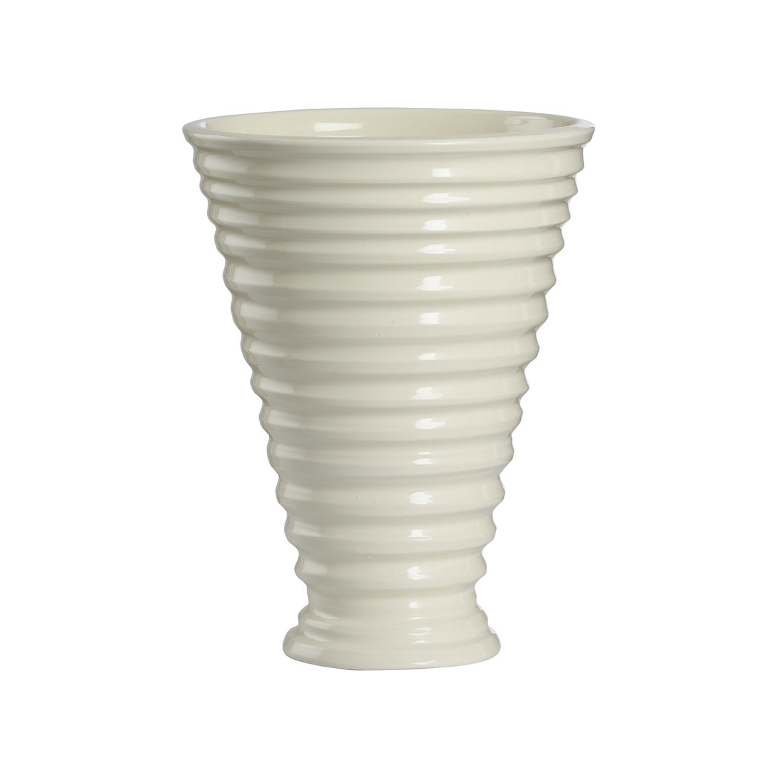 Increspatura Vase - White