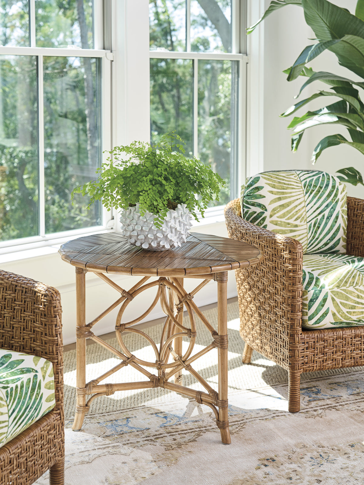 Palm Island Drop-Leaf Accent Table