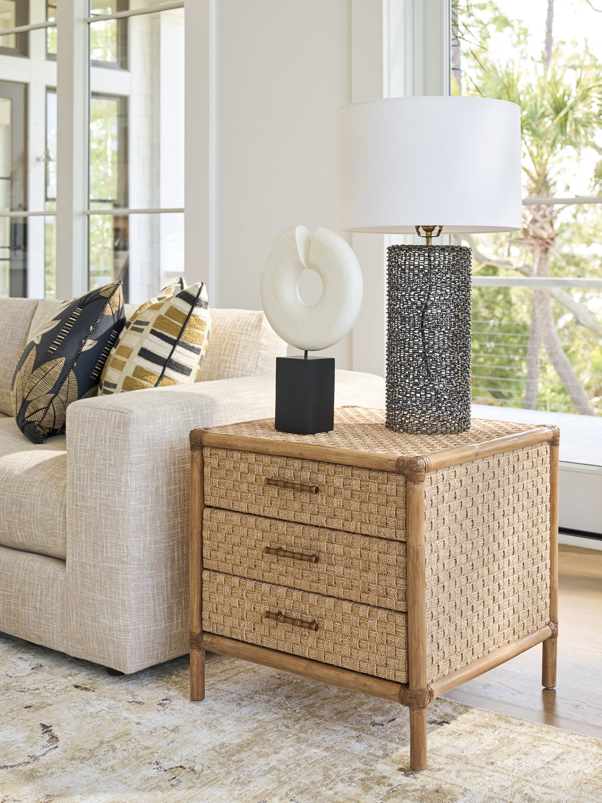 Coral Reef Square End Table