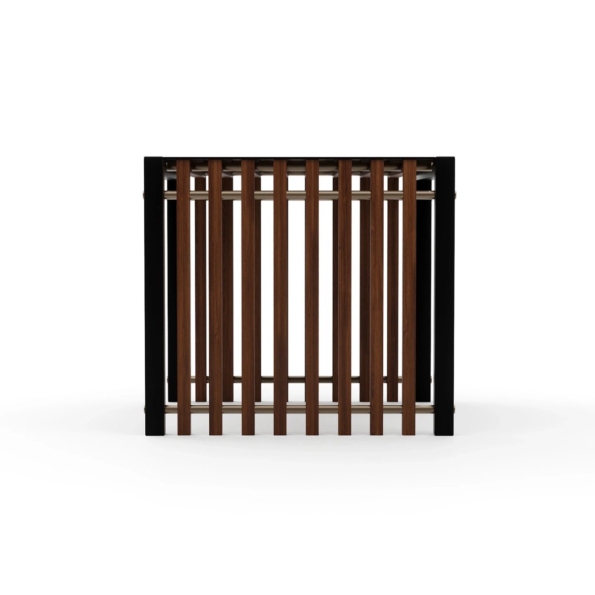 Pinstripe Dark End Table