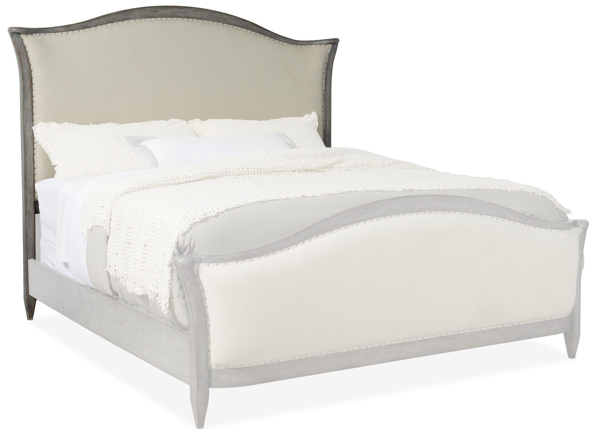 Ciao Bella 5/0 Upholstered Headboard- Speckled Gray
