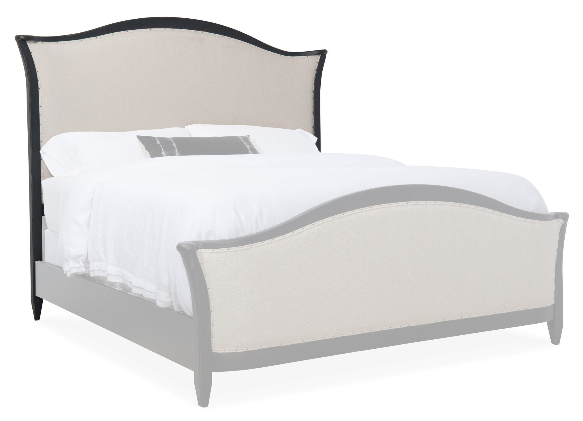 Ciao Bella 5/0 Upholstered Headboard- Black