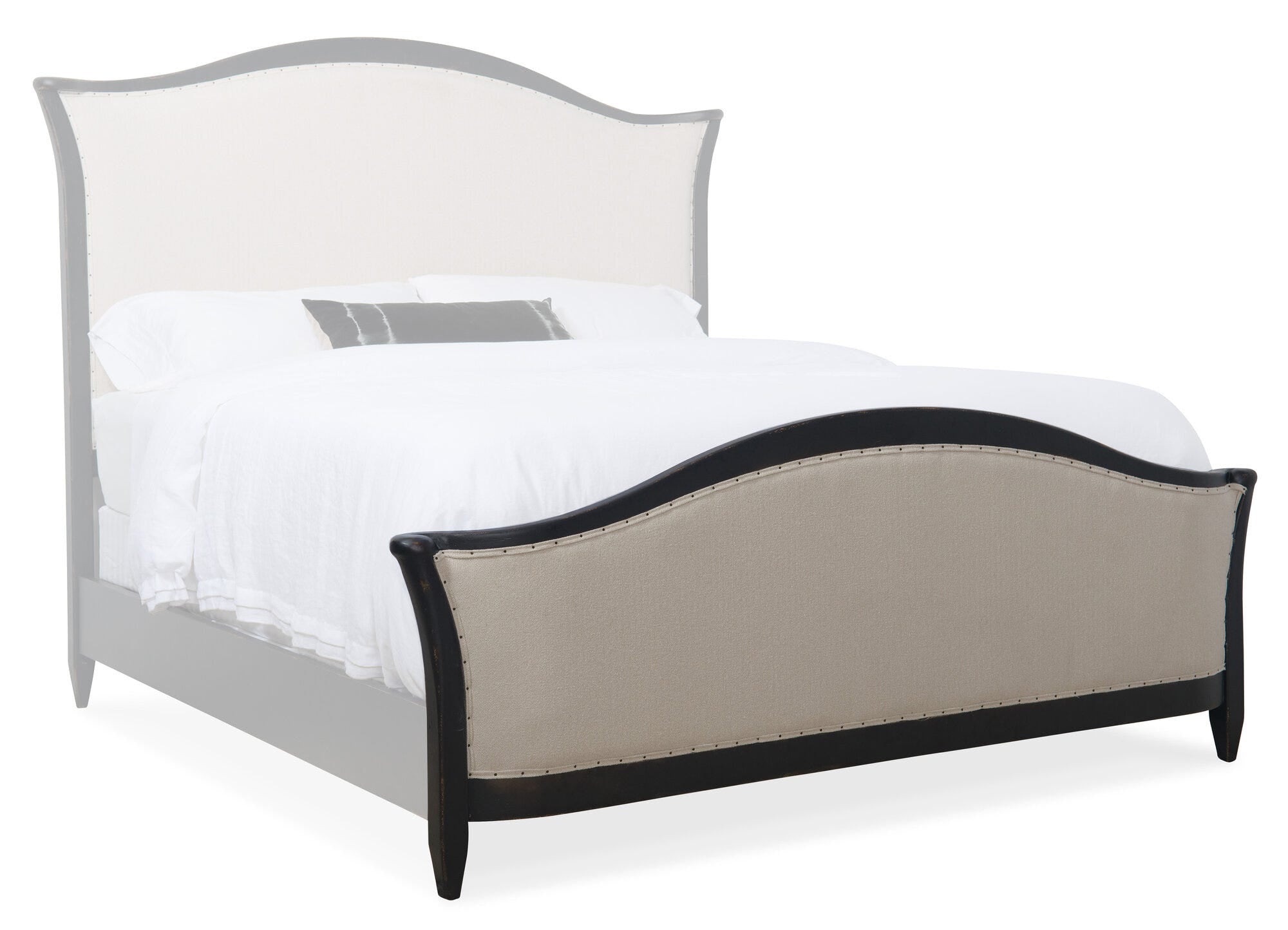 Ciao Bella 5/0 Upholstered Footboard- Black