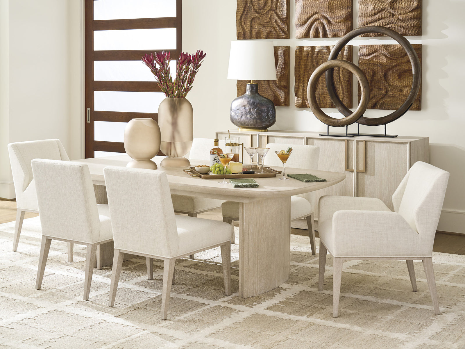 Amador Double Pedistal Dining Table