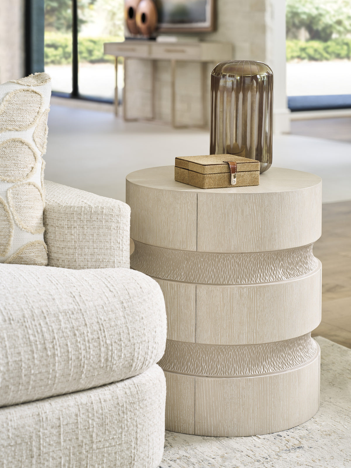 Bianca Round End Table