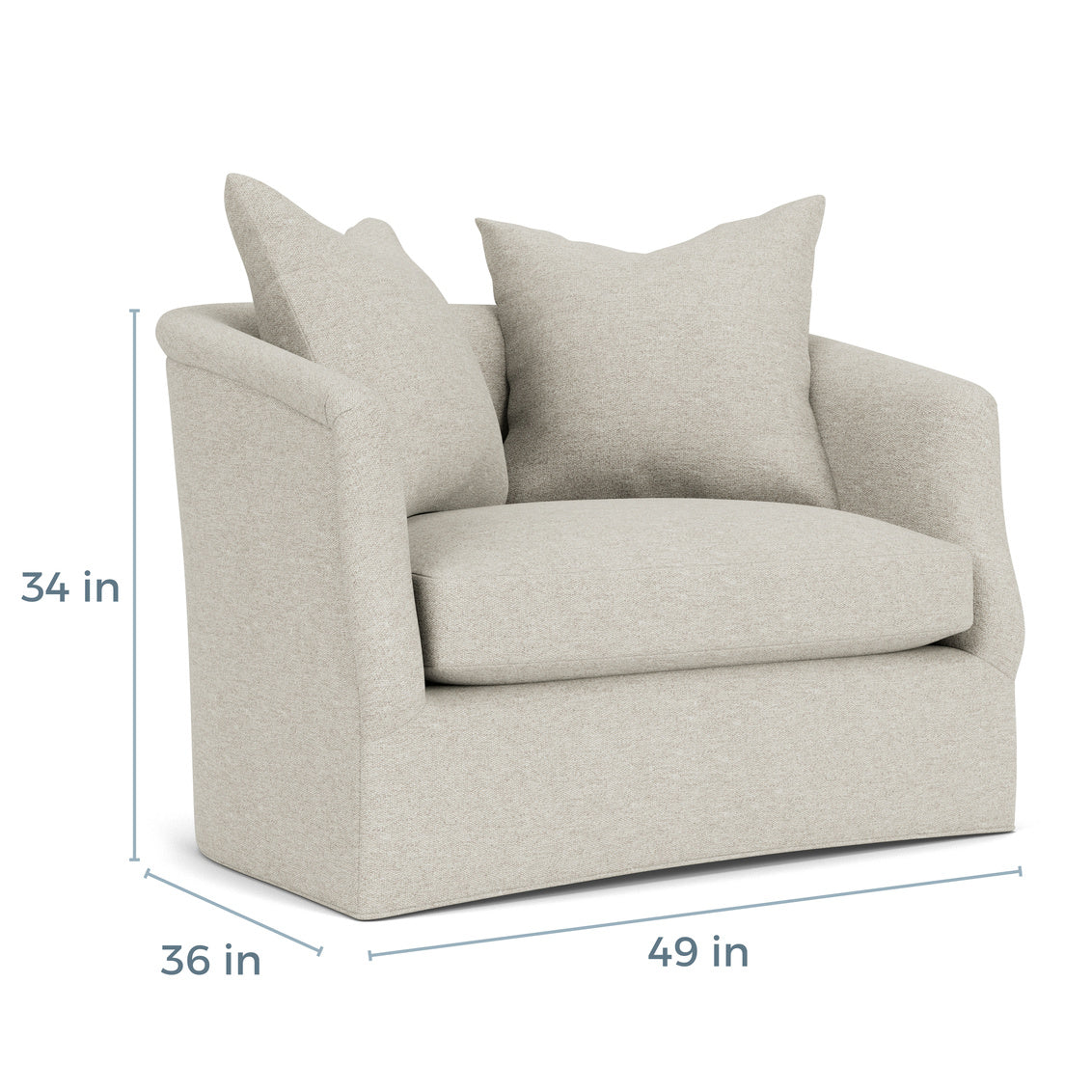 Laine Swivel Chair & 12