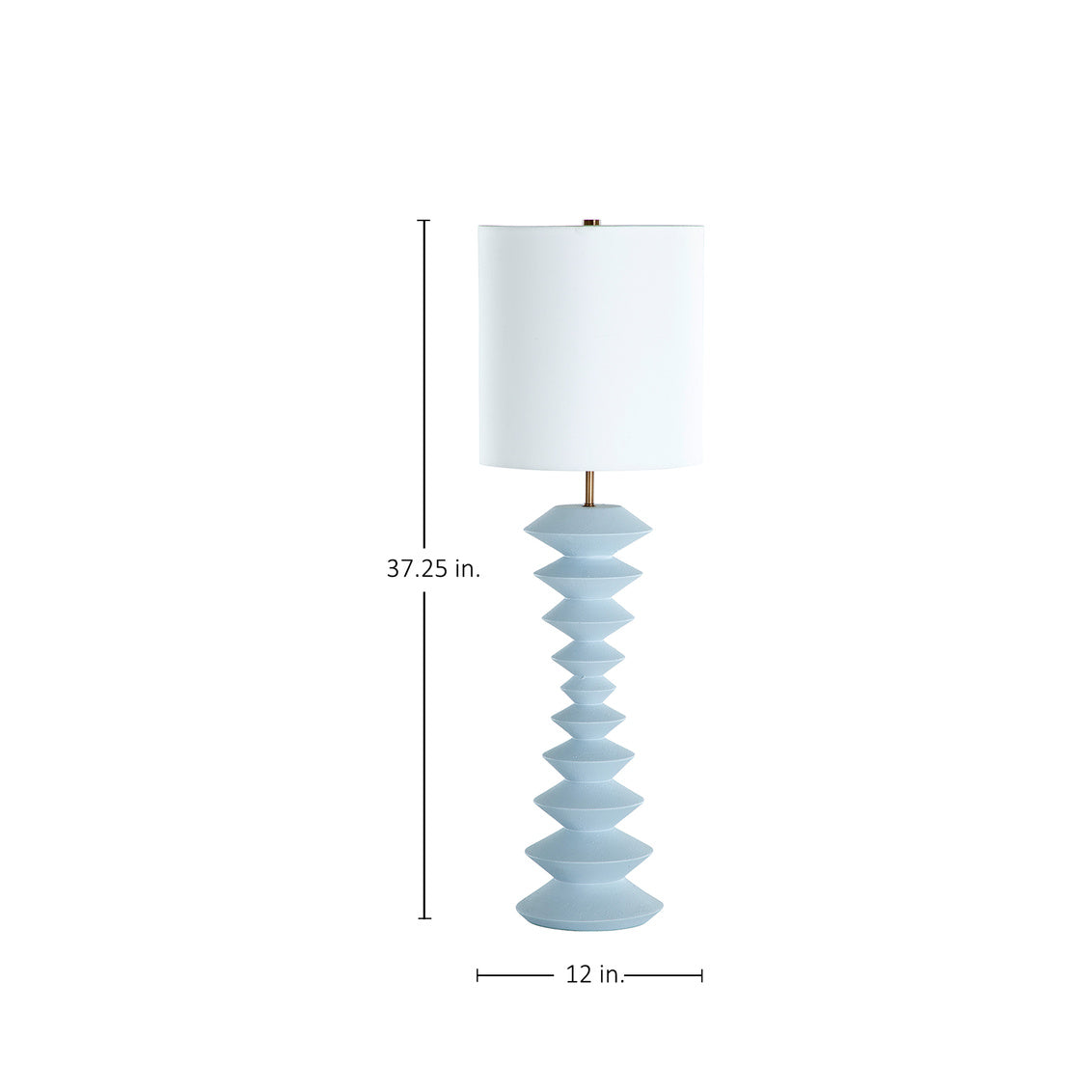 Irving Console Lamp - Blue