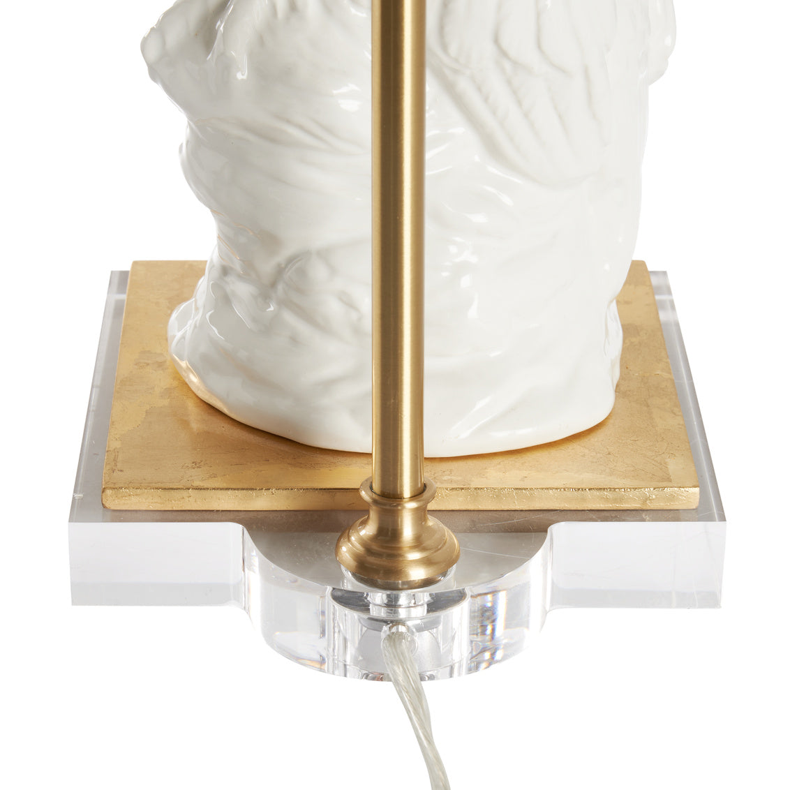 Hoot Lamp - Left in 27.5 / Ceramic/Porcelain - Chelsea House