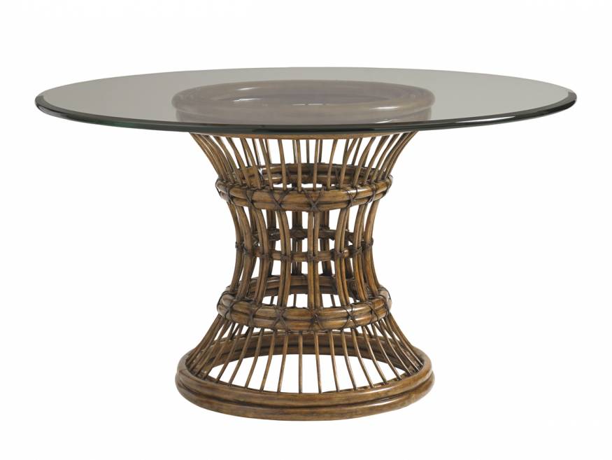 Latitude Dining Table With 60 Inch Glass Top