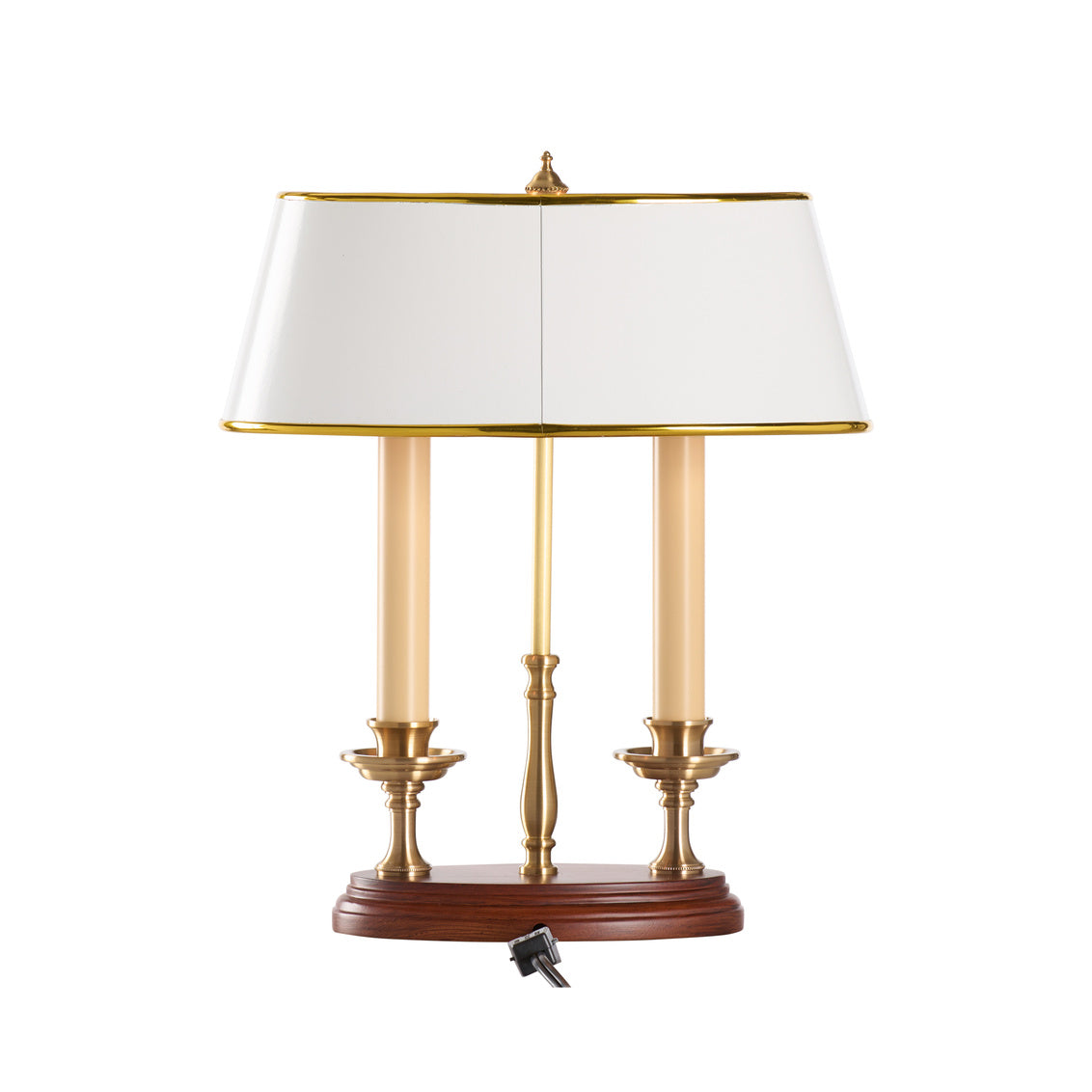Twin Candle Desk Lamp