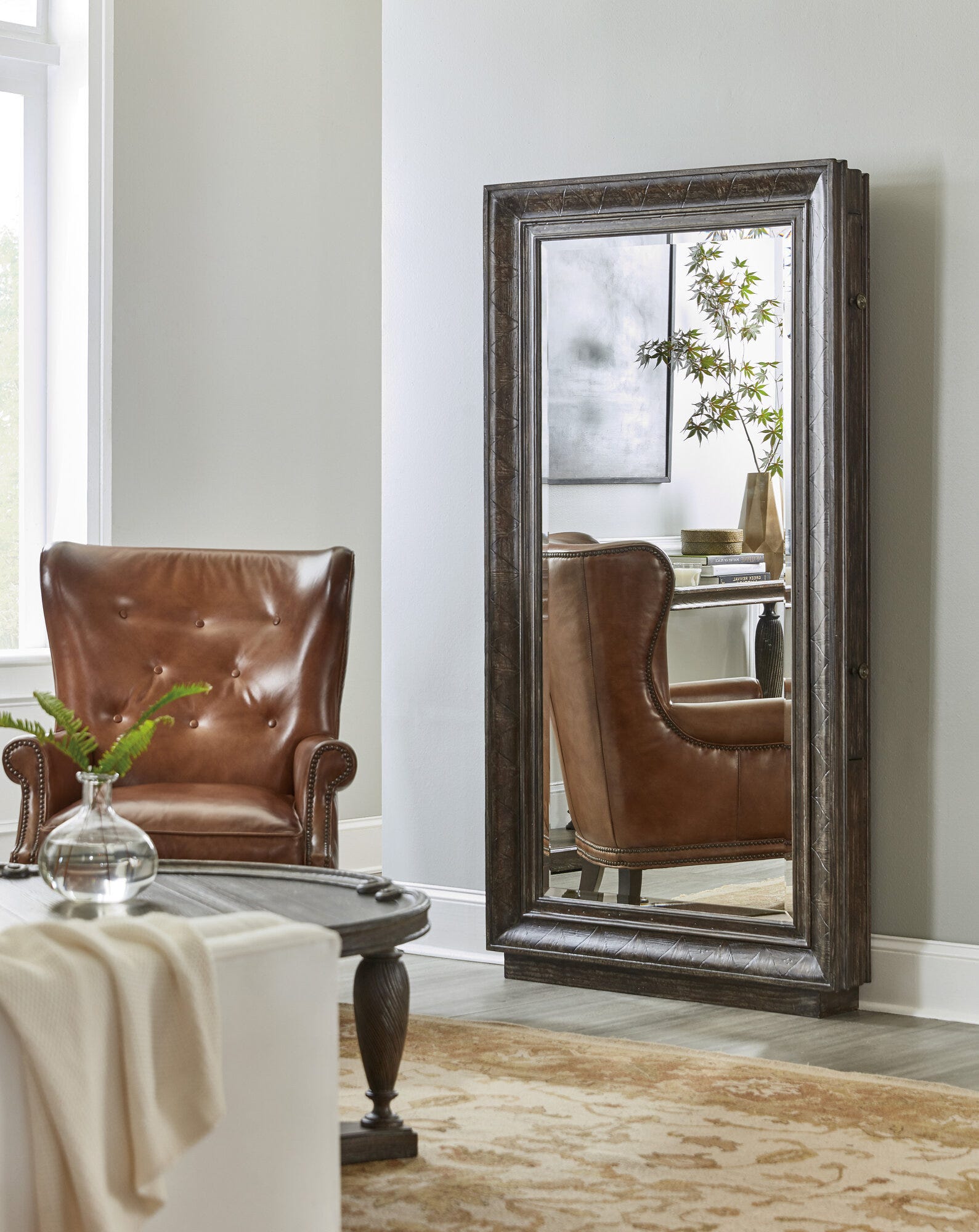Traditions Floor Mirror withhidden jewelry storage