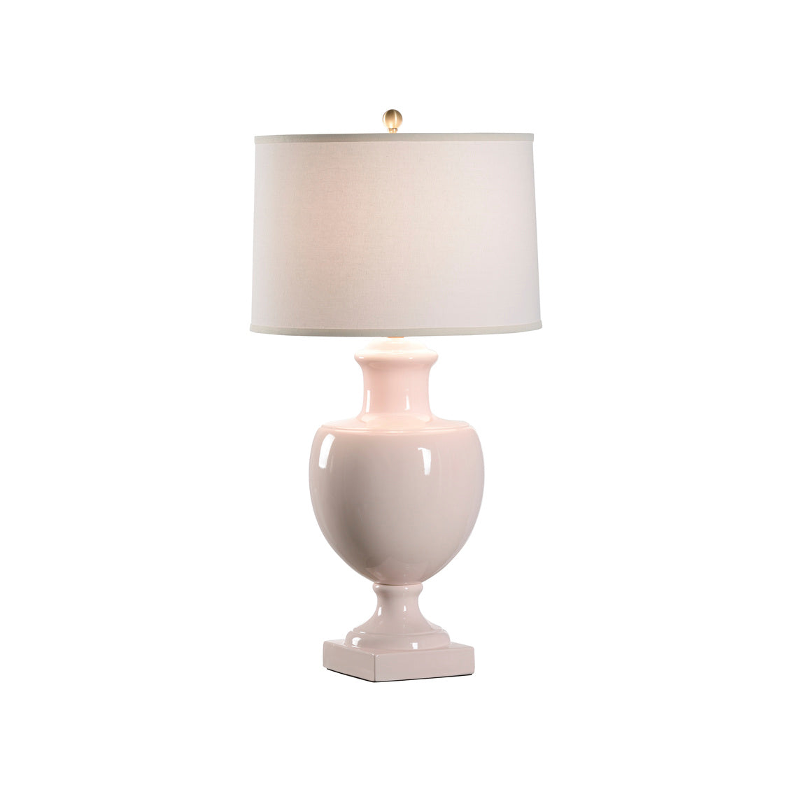 Greenwich Ceramic Lamp - Pink in 35 / Ceramic/Porcelain - Chelsea House