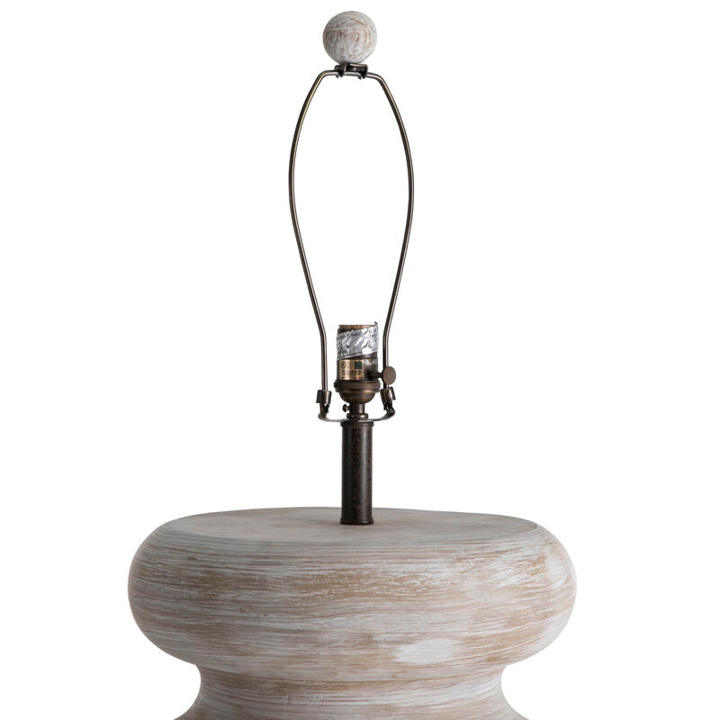 Claudius Table Lamp - Whitewashed