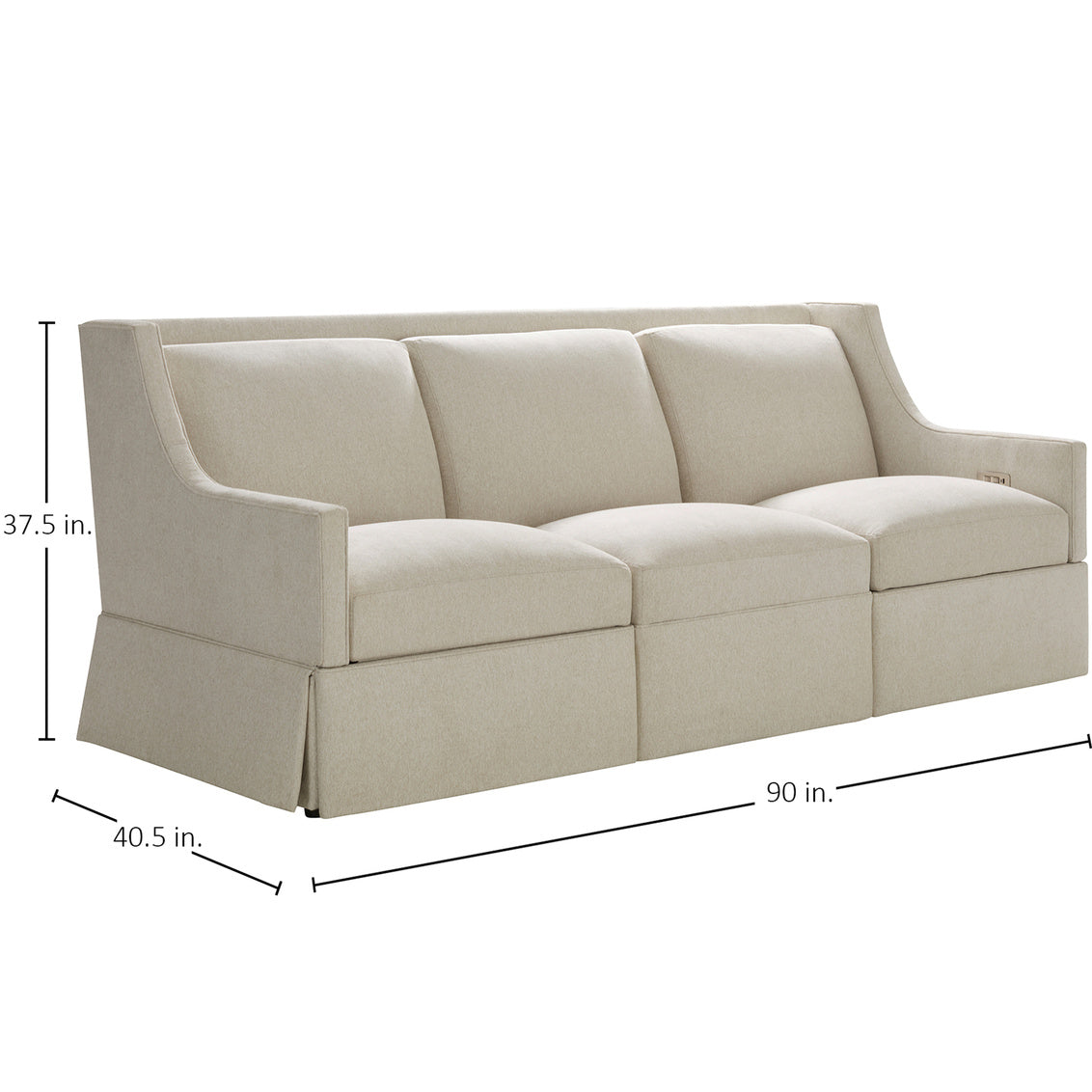 Helena Power Incliner Sofa