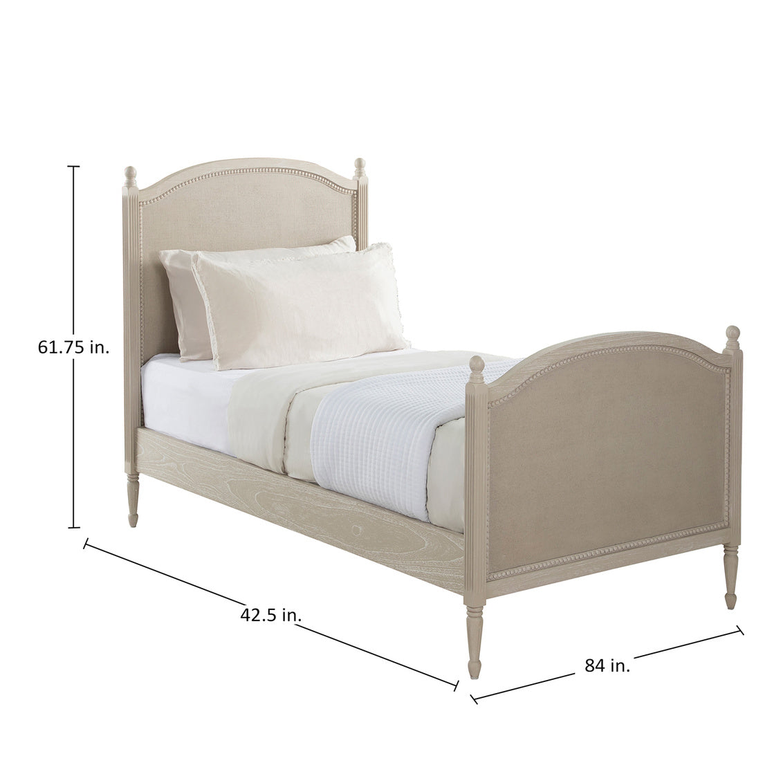 Caroline Twin Bed - White