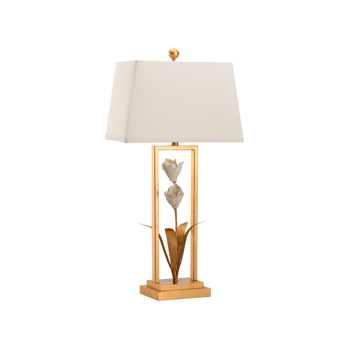 Cain Tulip Lamp in 34.5 / Metal - Chelsea House