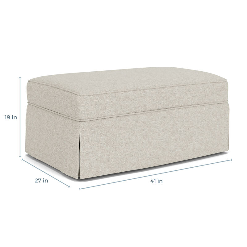 Moonglow Falls Storage Ottoman