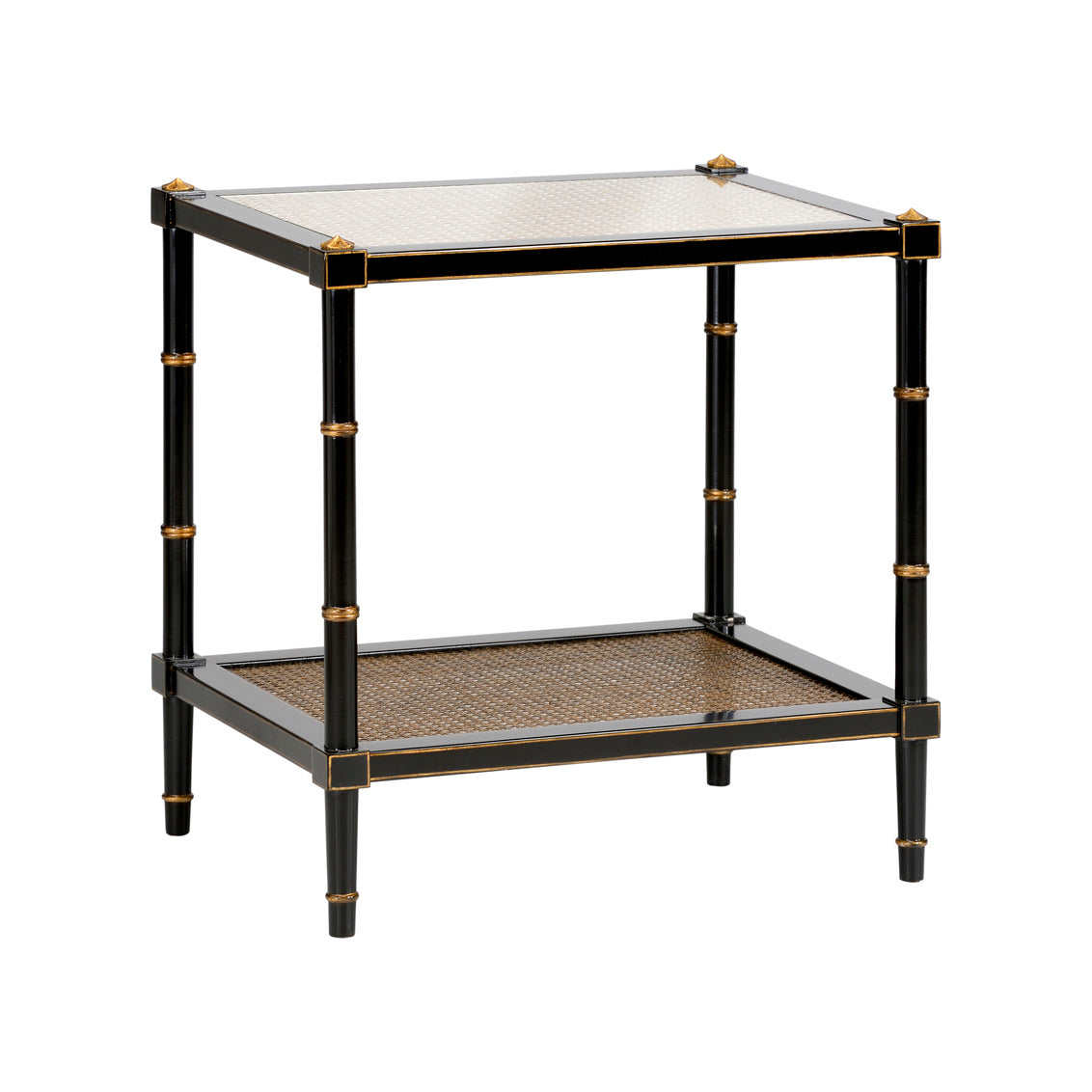 Conner Cane End Table in 28.5 / Wood - Chelsea House