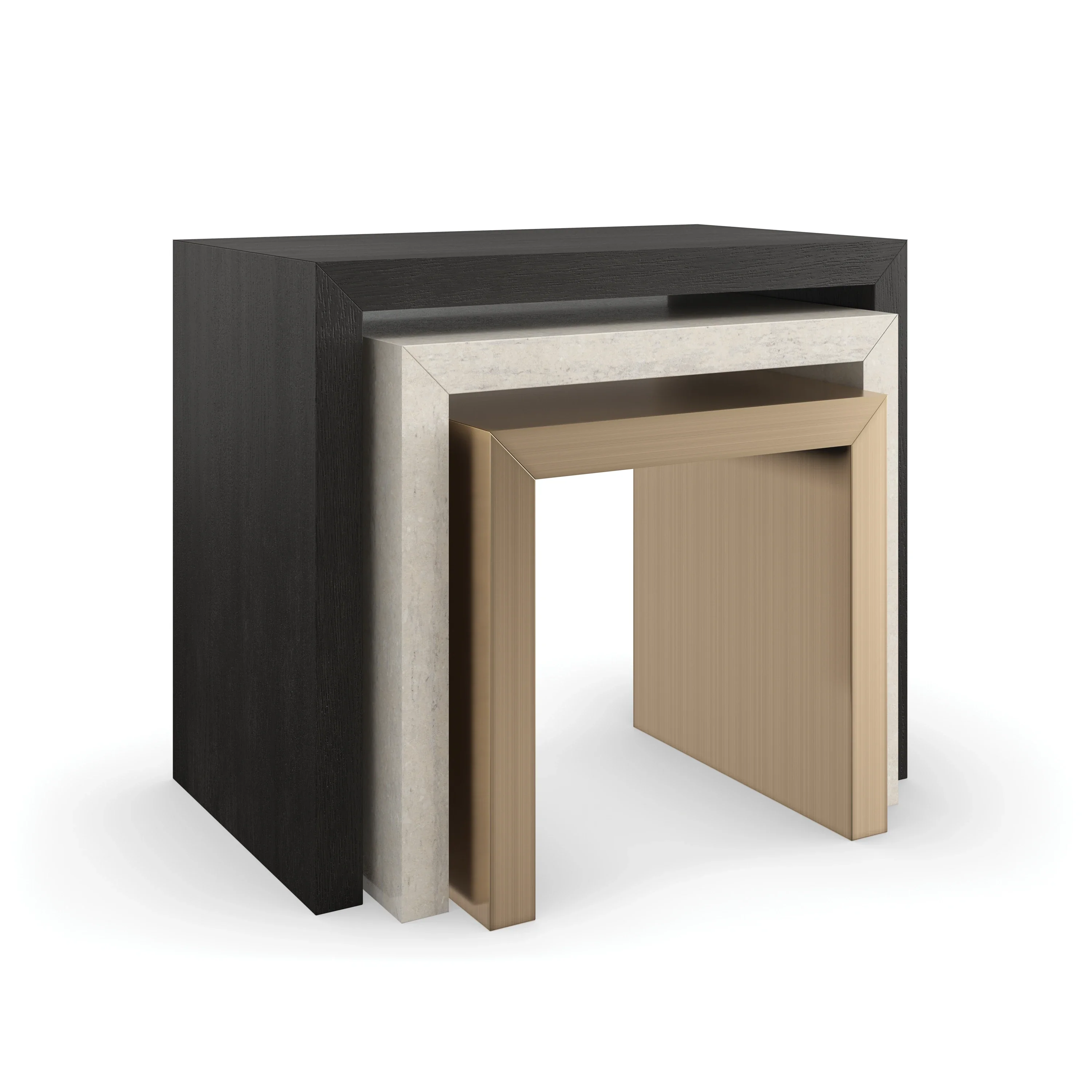 Contrast Nesting Tables – Side & End Tables by Caracole | Sutter & Vale