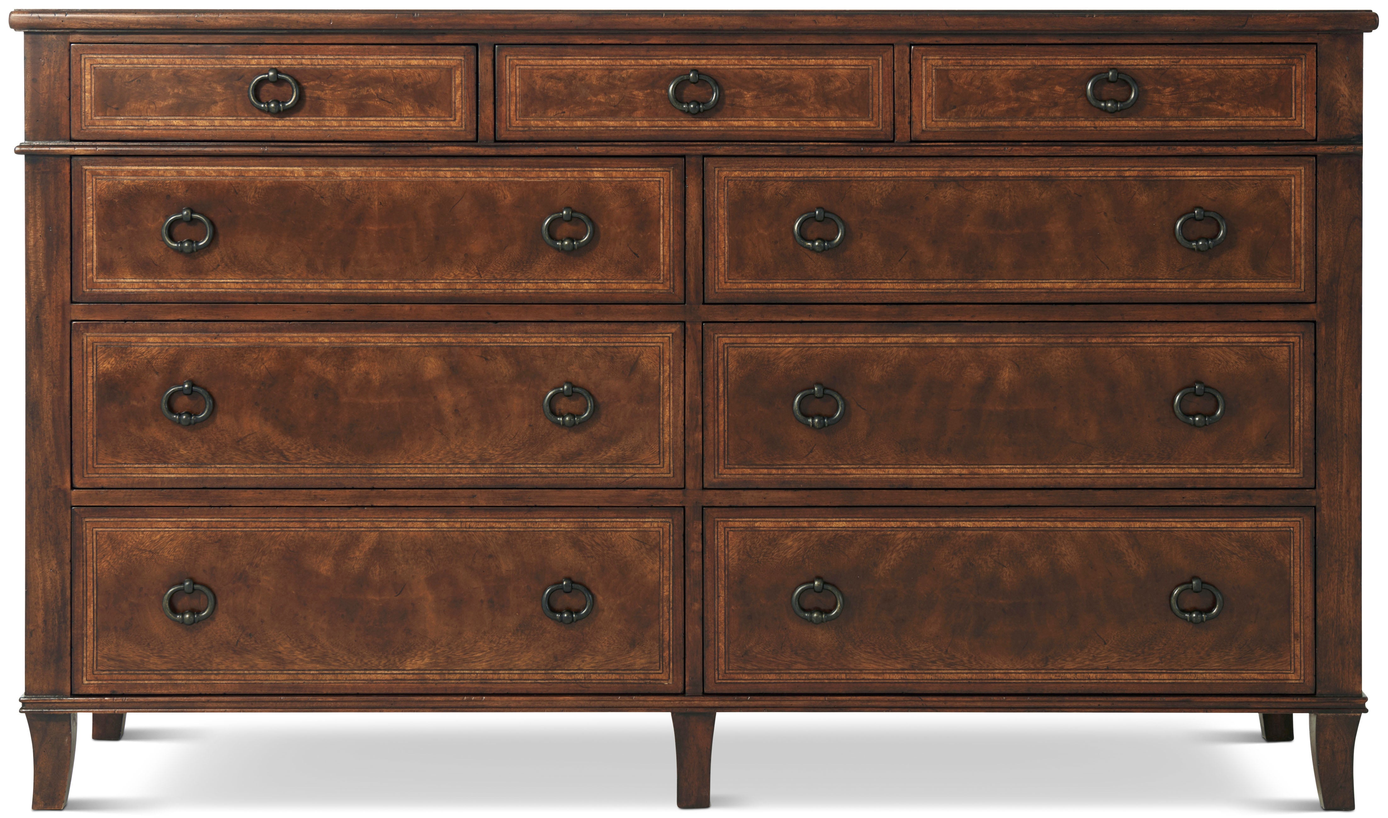 Brooksby Dresser in Cerejeira Veneer, Mahogany - Theodore Alexander