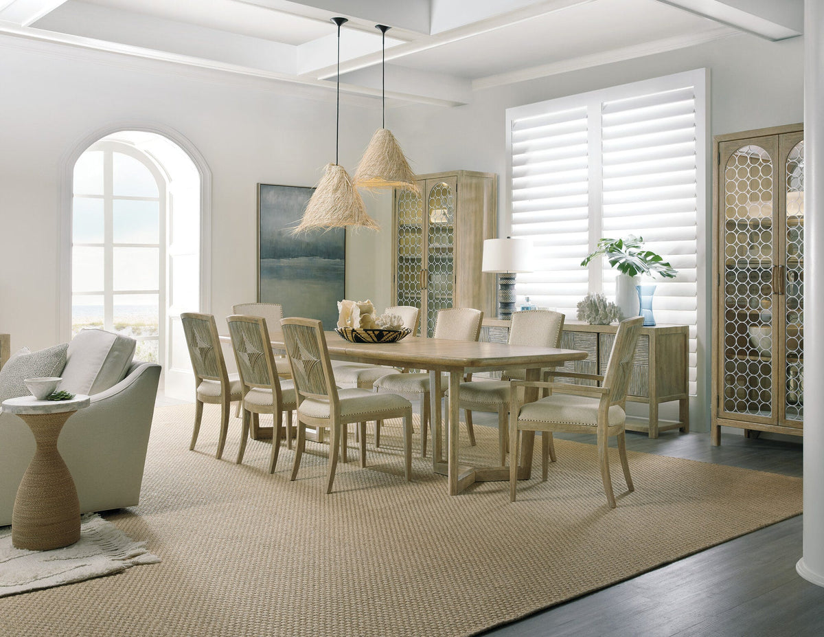 Surfrider Rectangle Dining Table with 2-18in Leaves