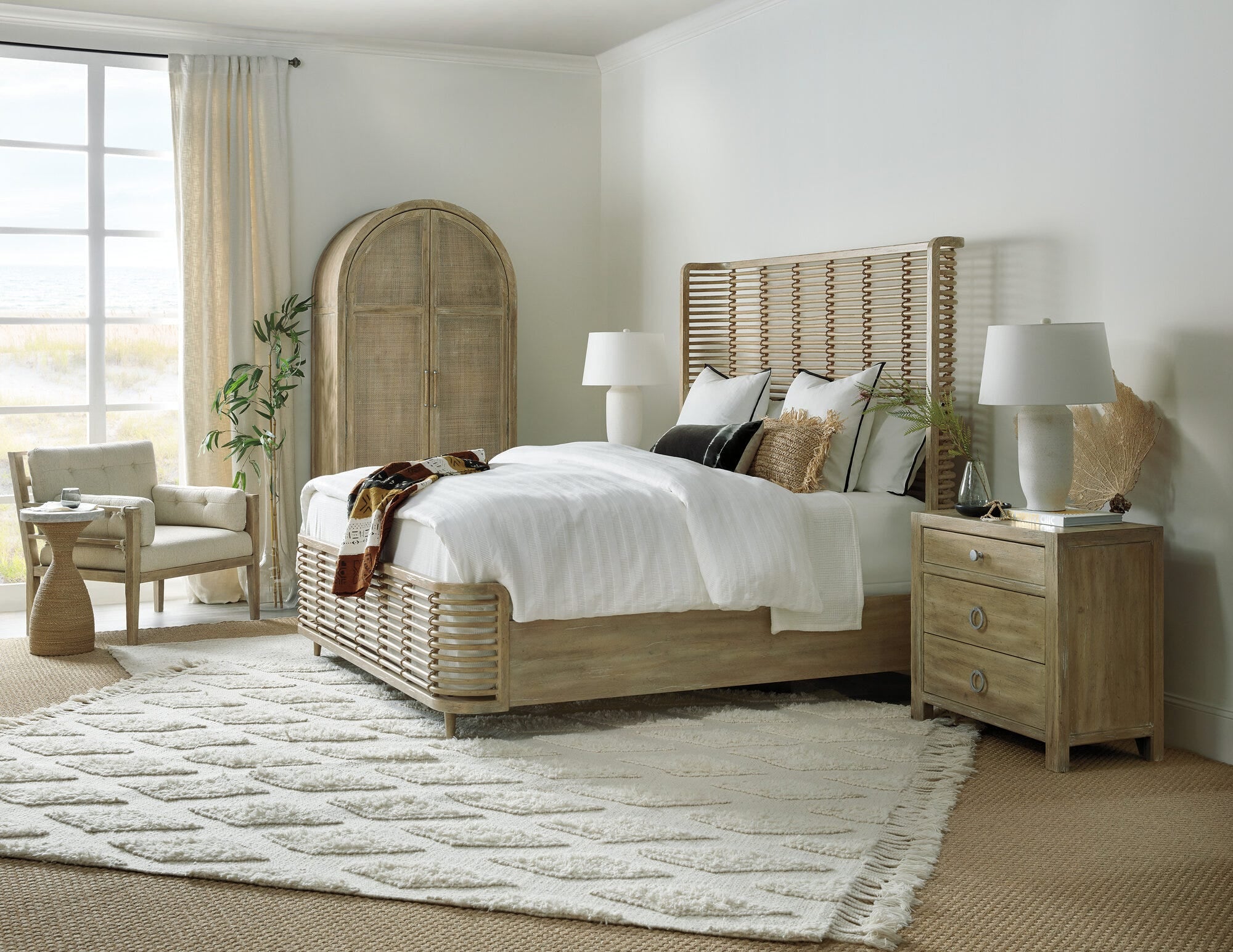 Surfrider Three-Drawer Nightstand