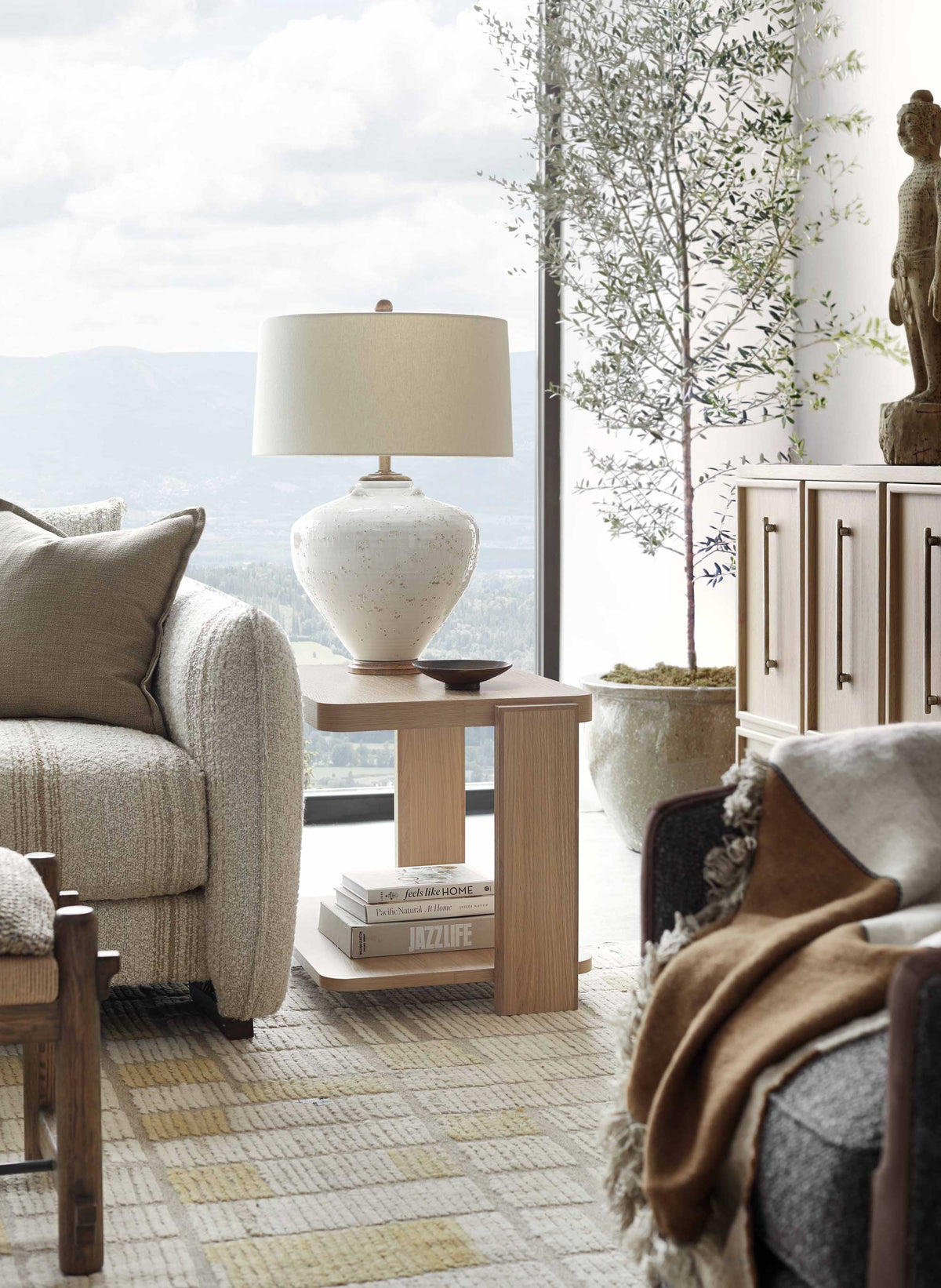 Barton Right Side End Table