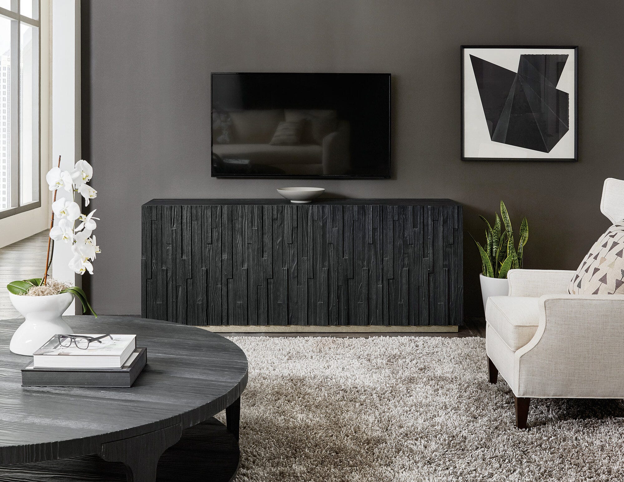 Chapman Shou Sugi Ban Entertainment Console