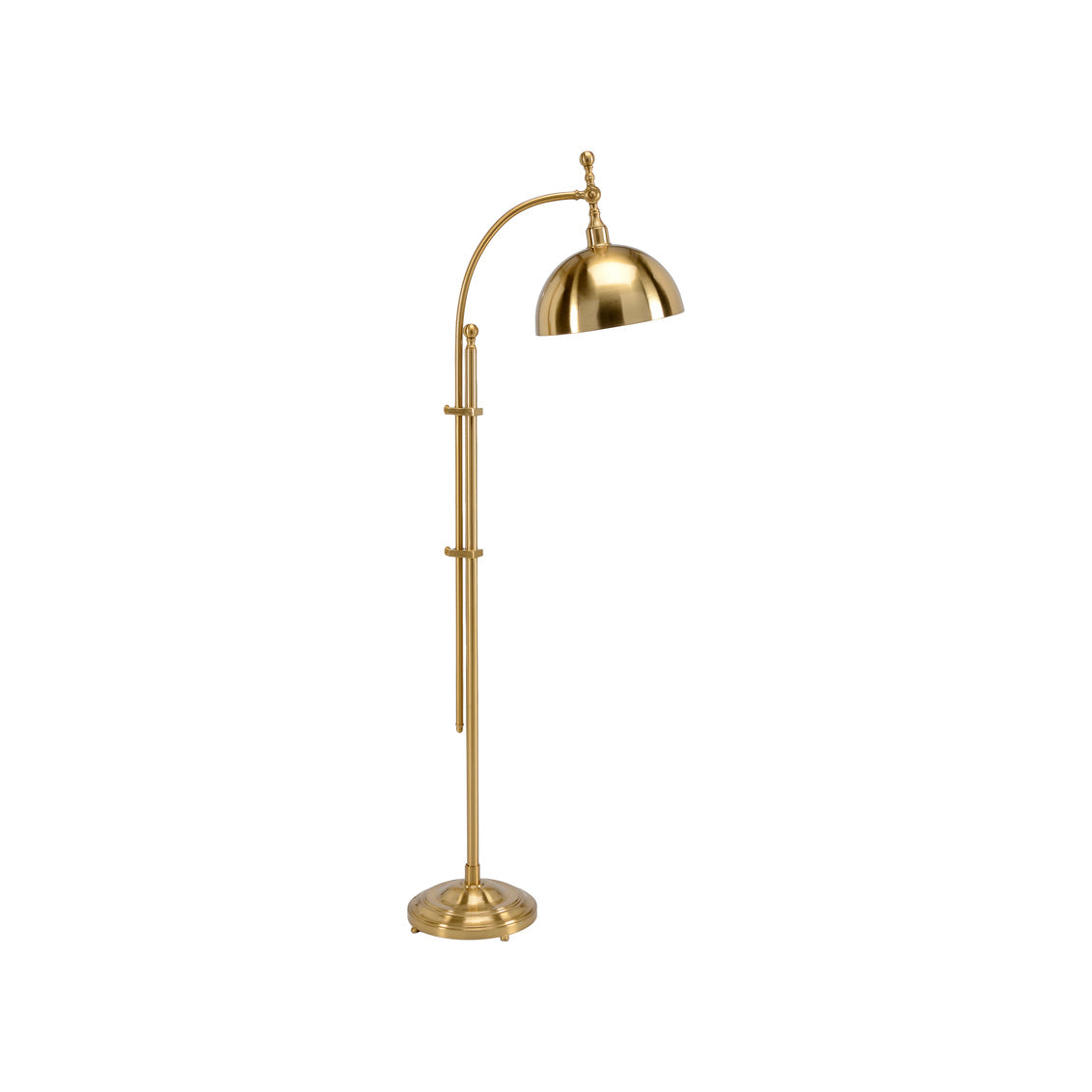 Berlin Floor Lamp in 55 / Brass - Chelsea House