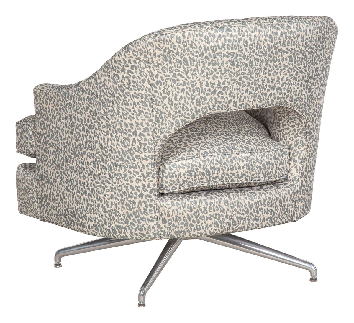 Jamie Leather Memory Swivel Chair (L-6082-MS-2) - Fairfield Chair