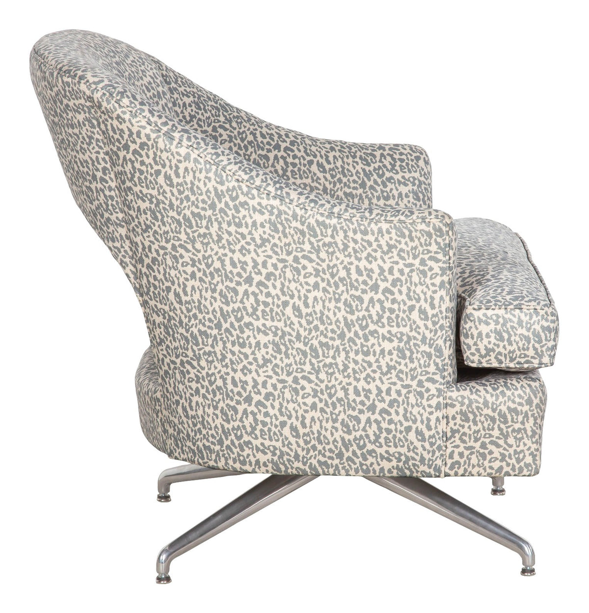 Jamie Leather Memory Swivel Chair (L-6082-MS-2) - Fairfield Chair