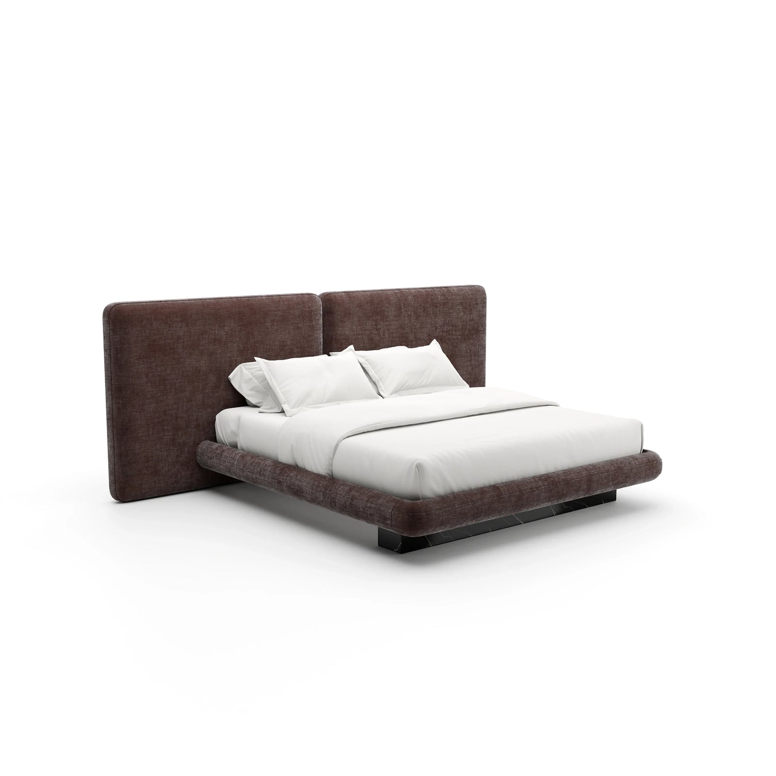 Overlap Uph 2 Pnl Kg Bed Dk Taupe