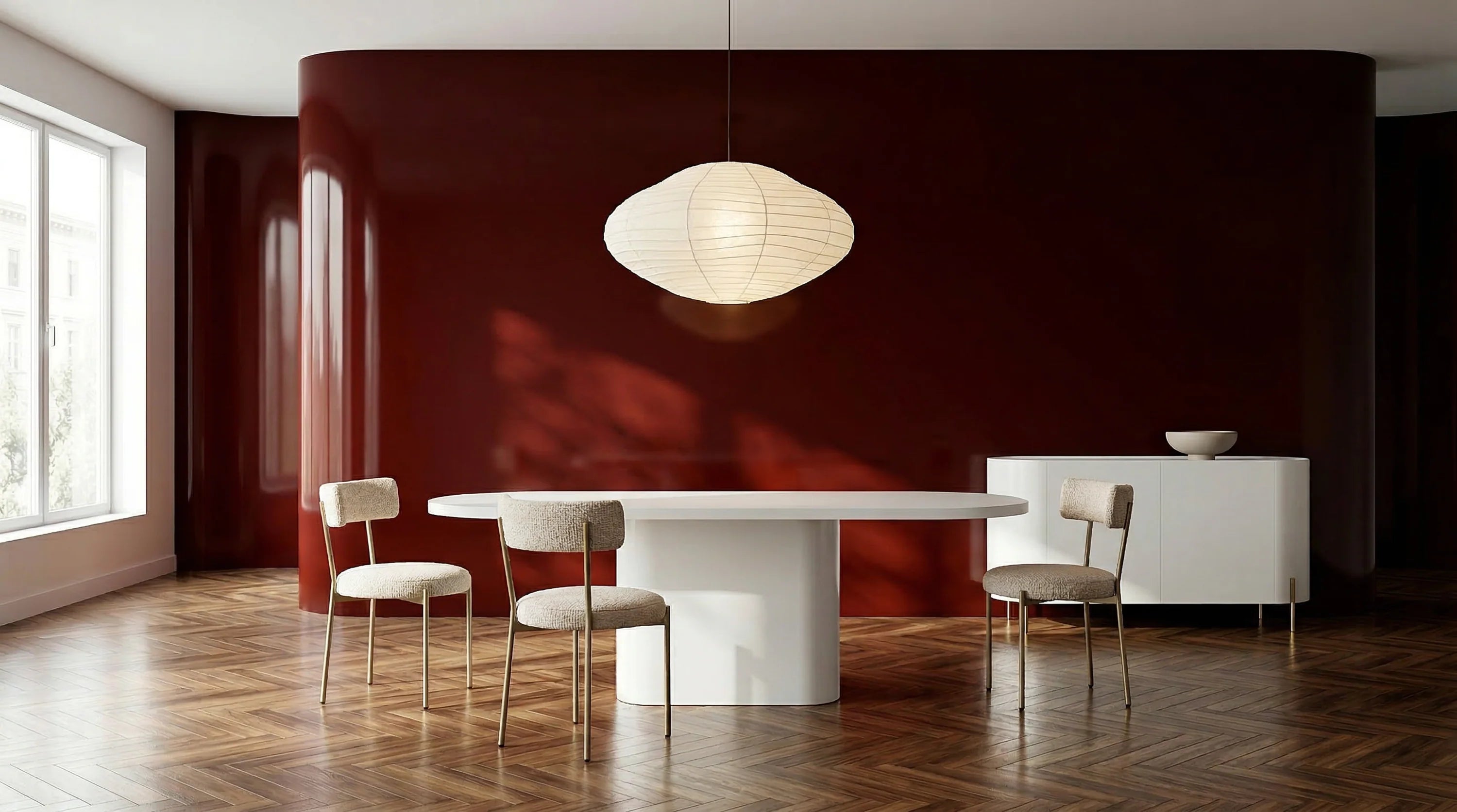 Atom Dining Table - Latte – Dining Tables by Caracole | Sutter & Vale