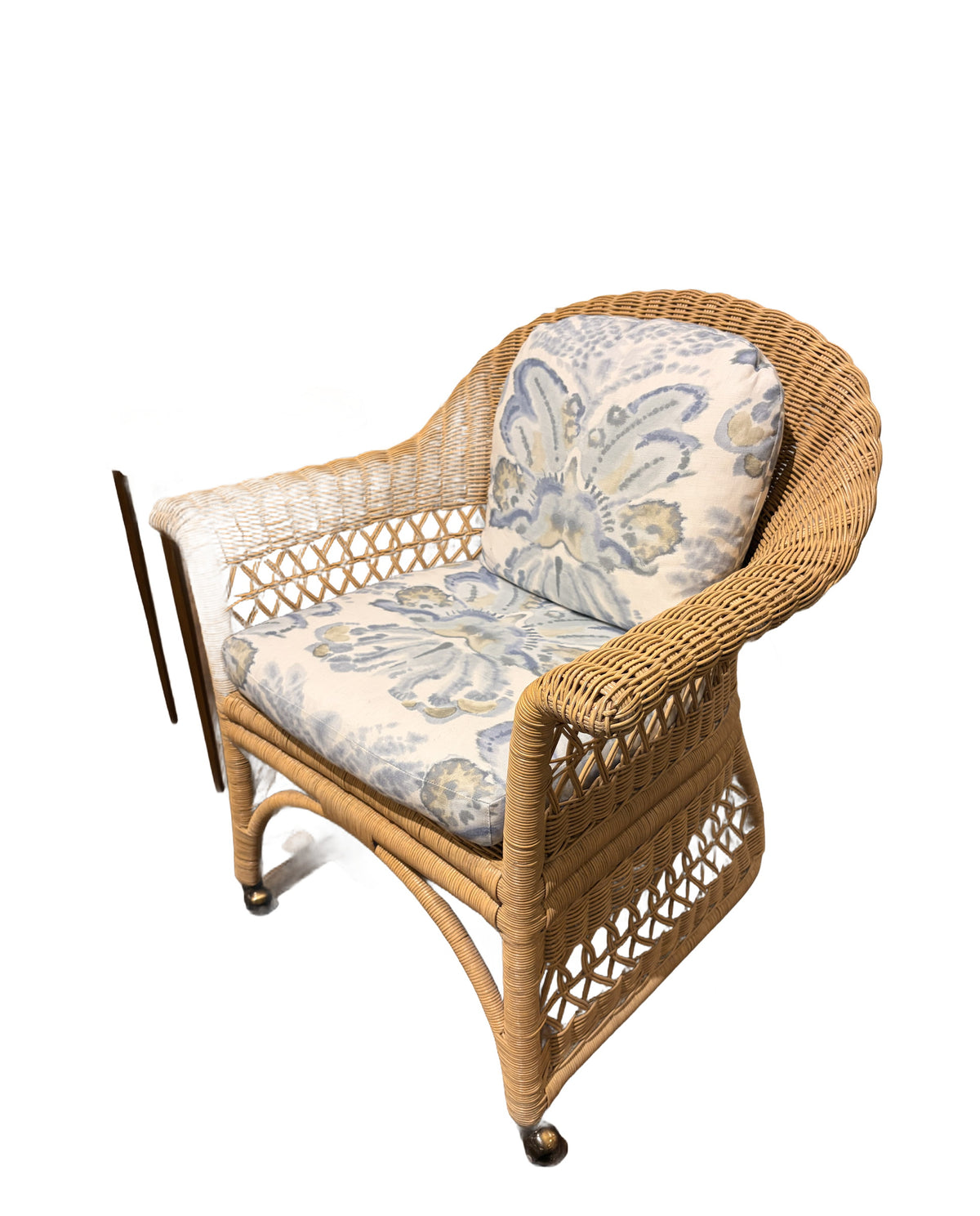 Veranda Game Chair w/Casters in Rorschach Spa