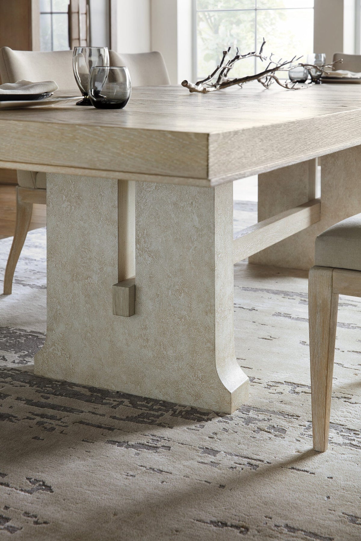 Cascade Rectangle Dining Table with 1-22 in Leaf