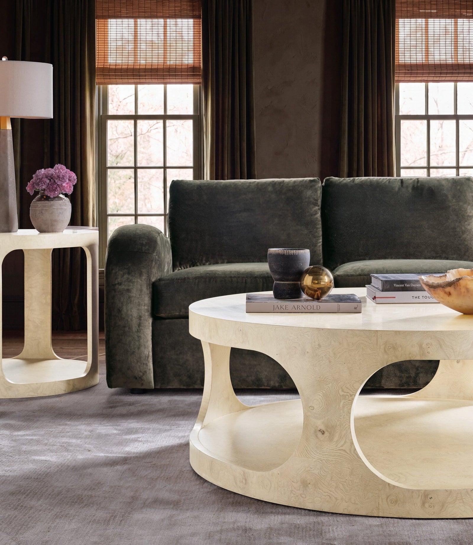 Archives Round Cocktail Table