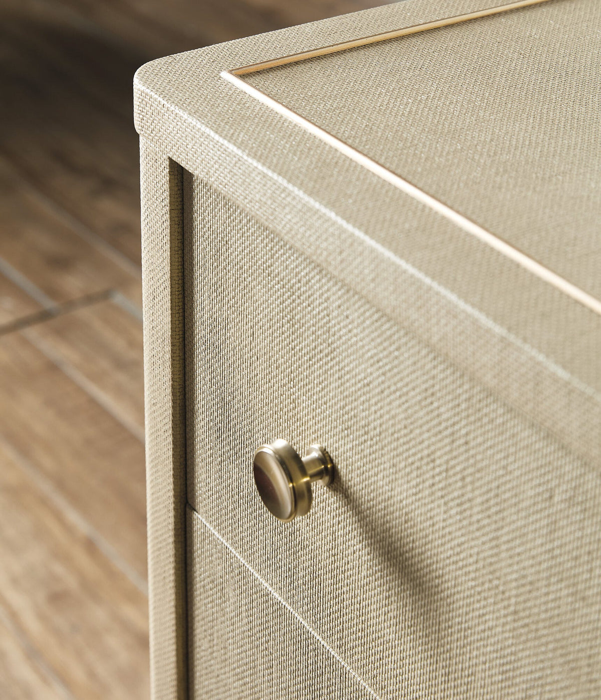 Archives Raffia Three-Drawer Chest