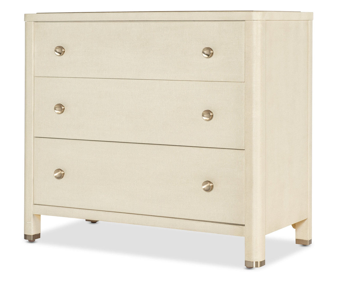 Archives Raffia Three-Drawer Chest