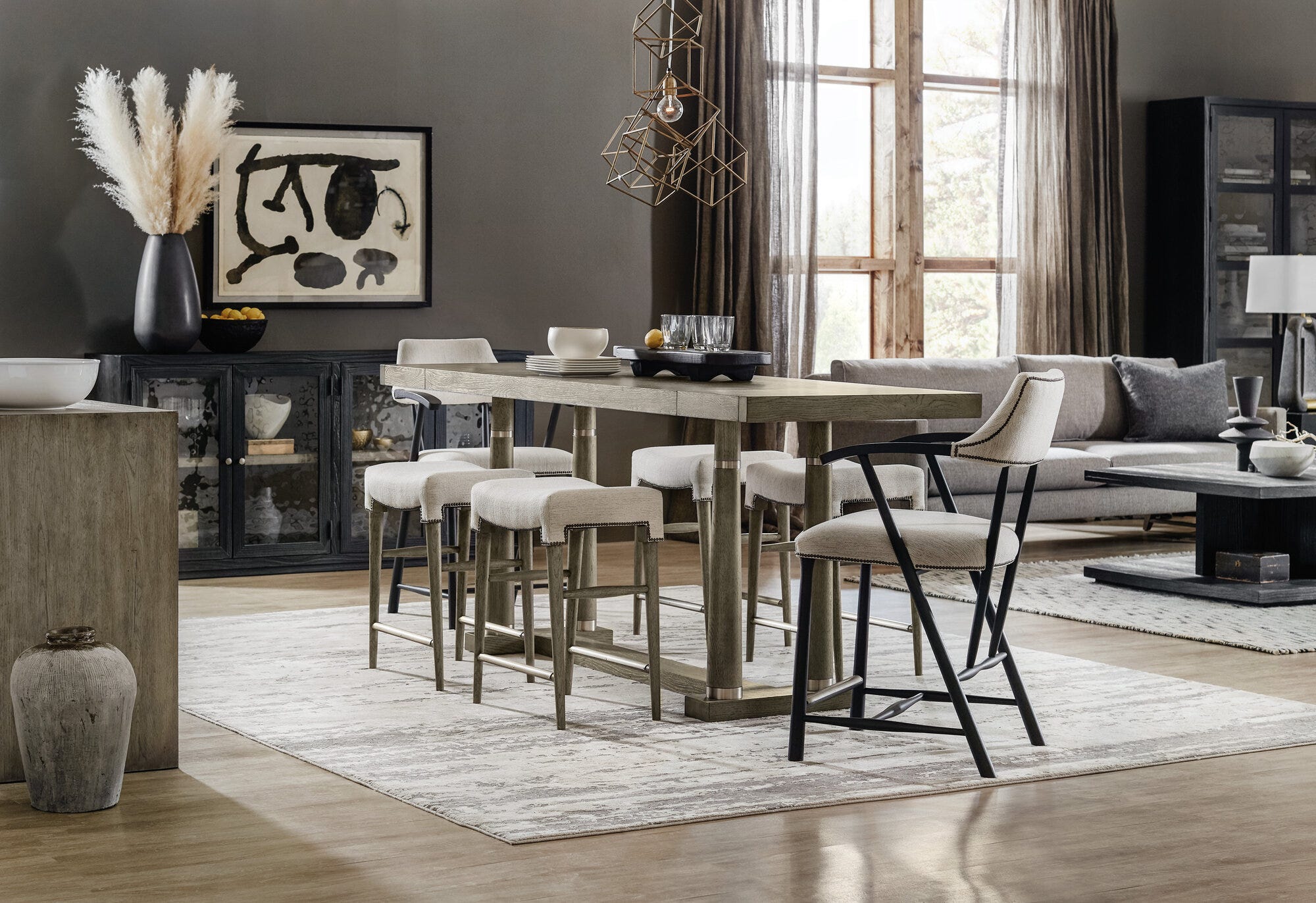 Linville Falls Stack Rock Counter Stool