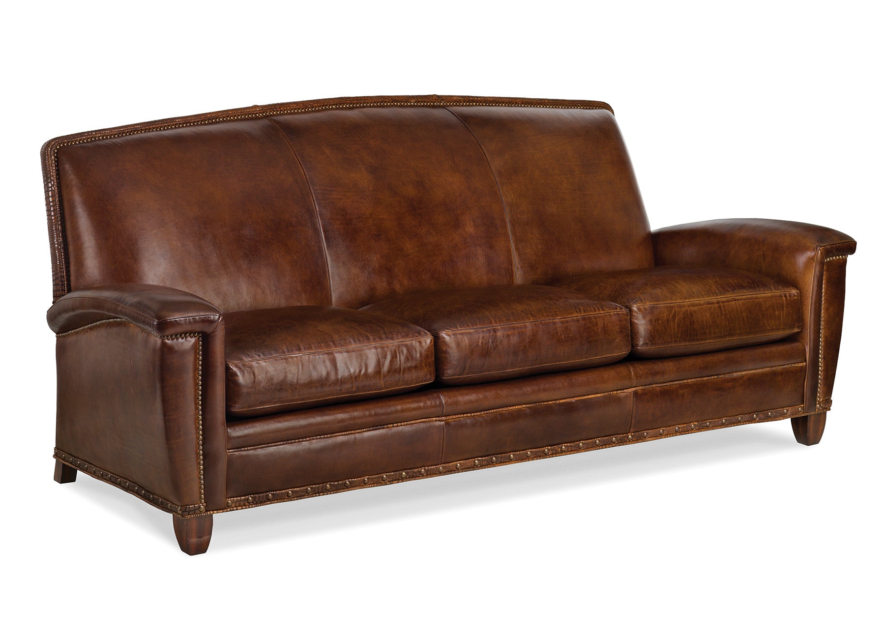 French Curve Sofa With Lacing