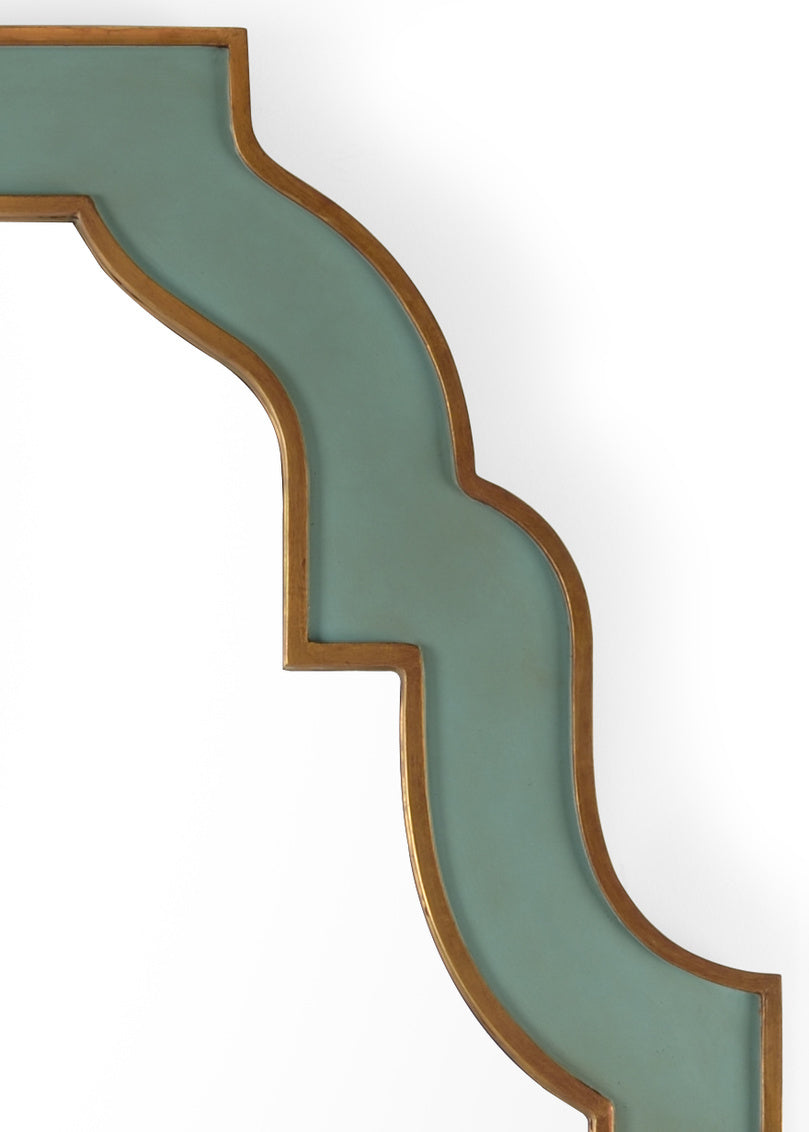 Radison Mirror in Antique Mint Green / Wood - Chelsea House