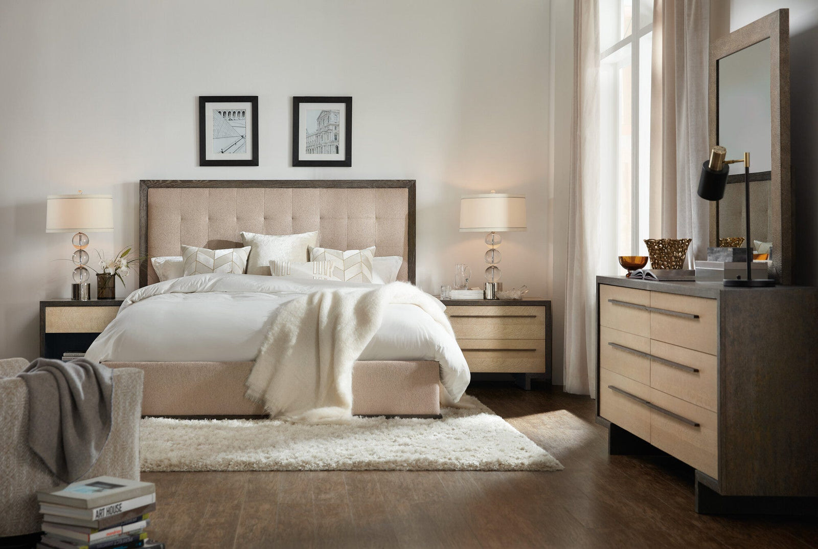 Miramar Point Reyes Angelico 6/0-6/6 Upholstered Panel Footboard