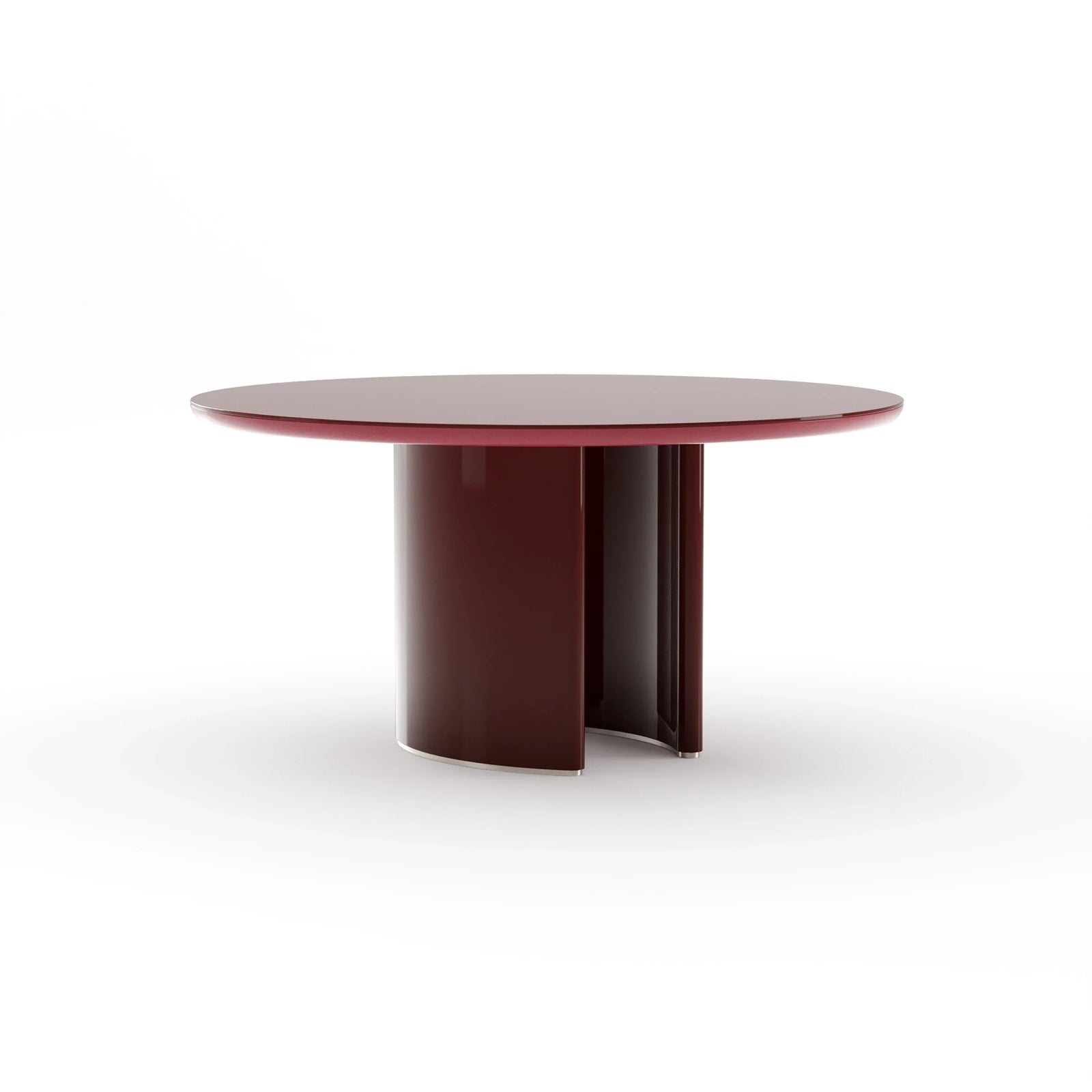 Tobie Round Dining Table - Rouge