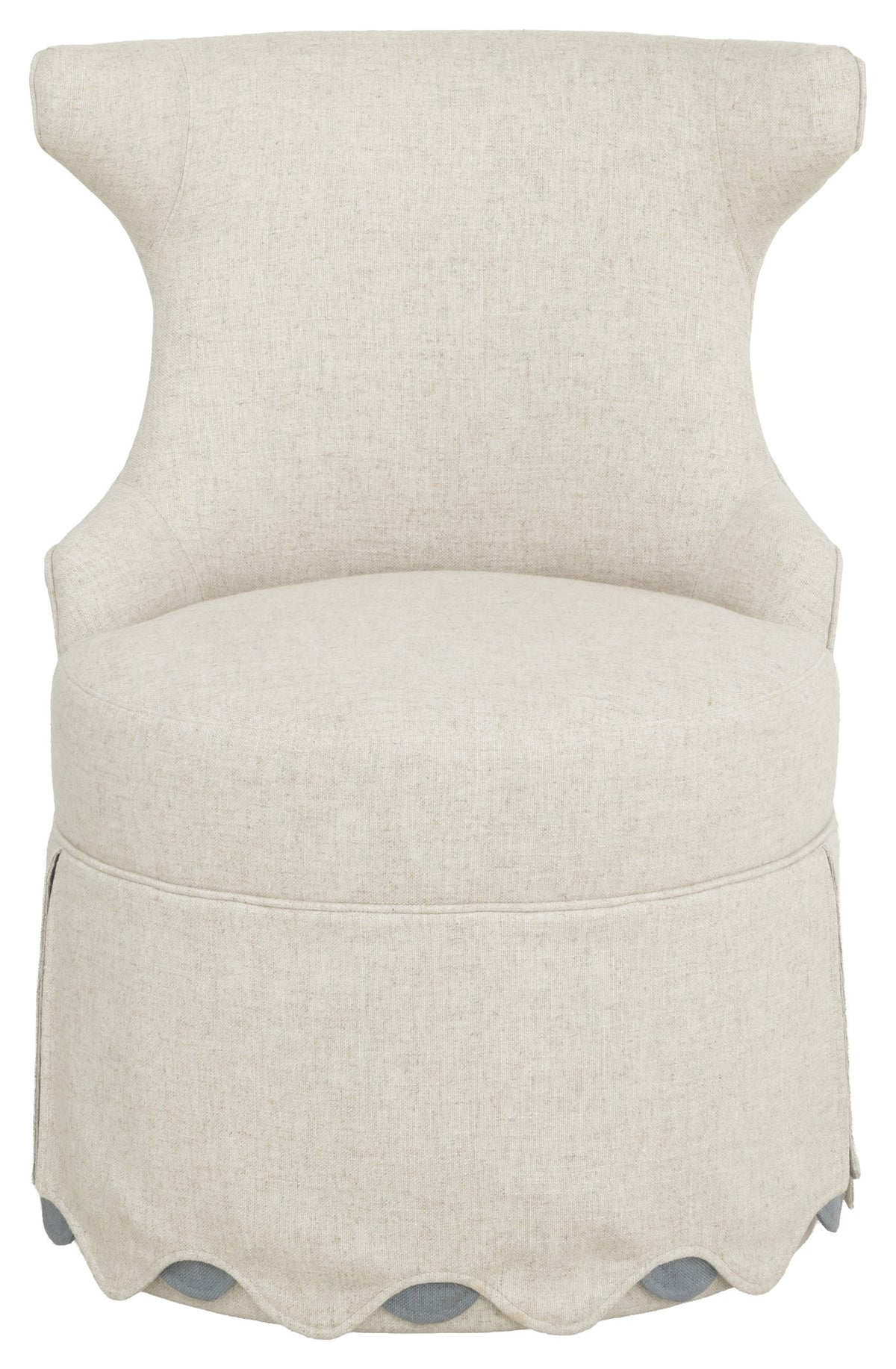 Lily Skirted Swivel Chair (6222-31) - Fairfield Chair