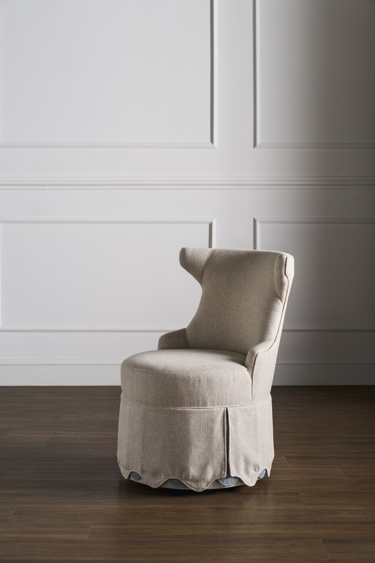 Lily Skirted Slipper Chair (6222-S4) - Fairfield Chair